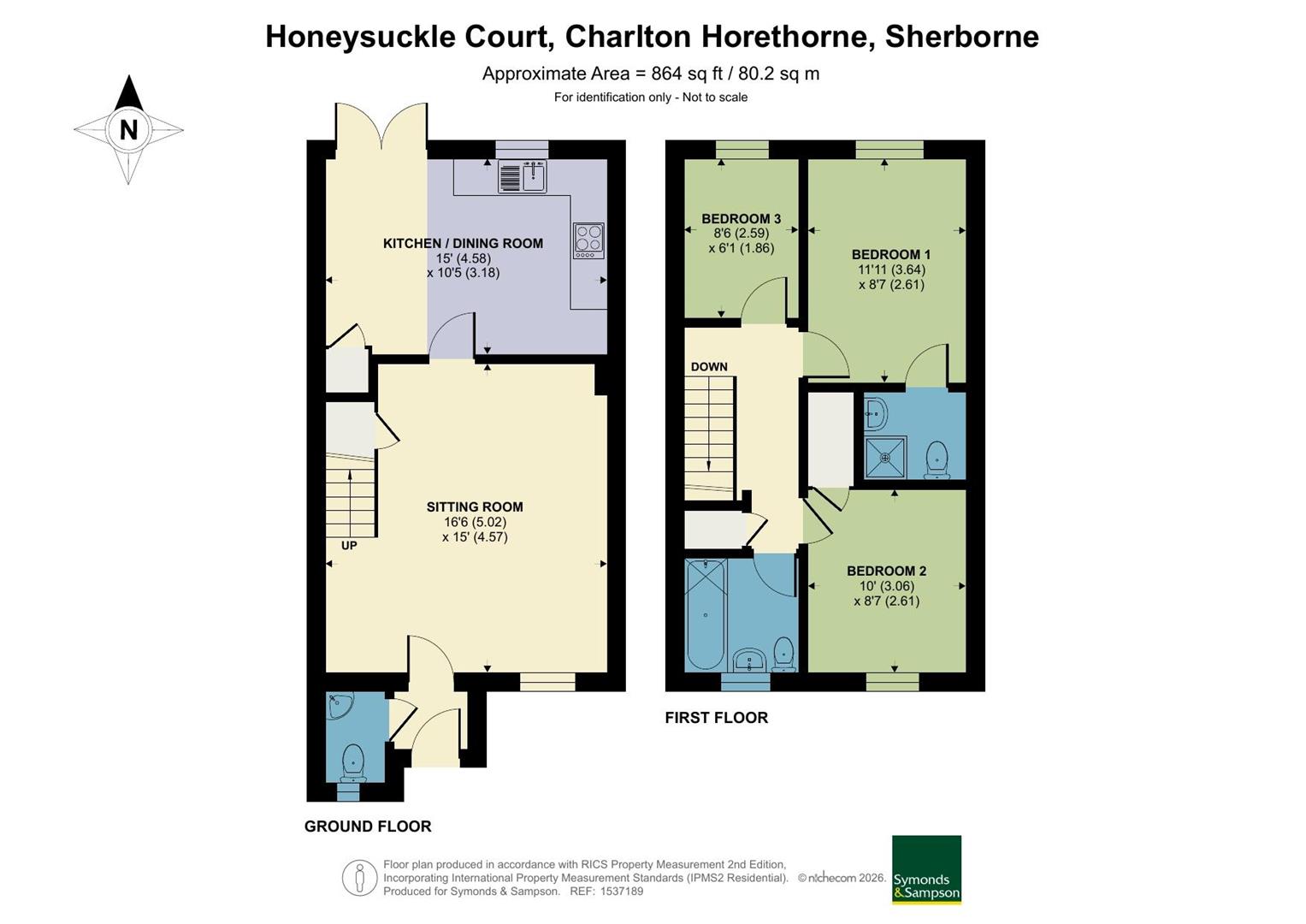 Honeysuckle Court, Sherborne floorplan