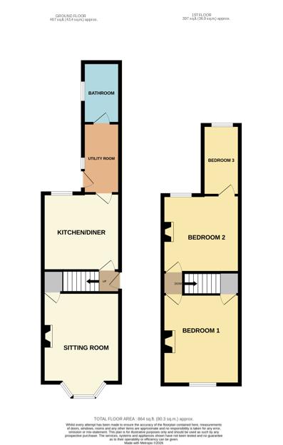 62, Edinburgh Road, Lowestoft floorplan