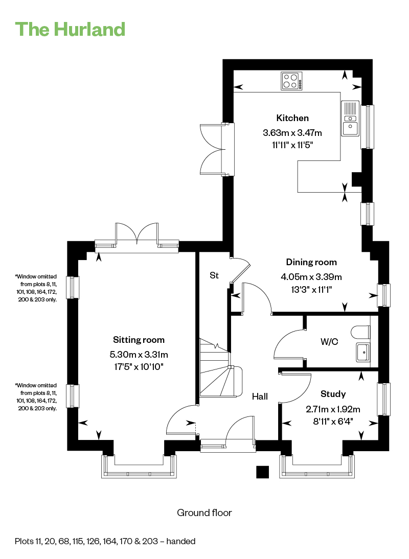 108, Lancet Drive, Horsham, Rh12 6Aa floorplan
