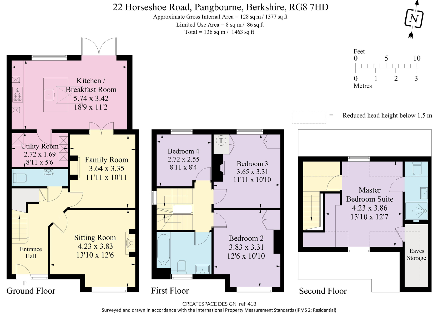 22 Horseshoe Road, Pangbourne On Thames RG8, 4 bedroom property for