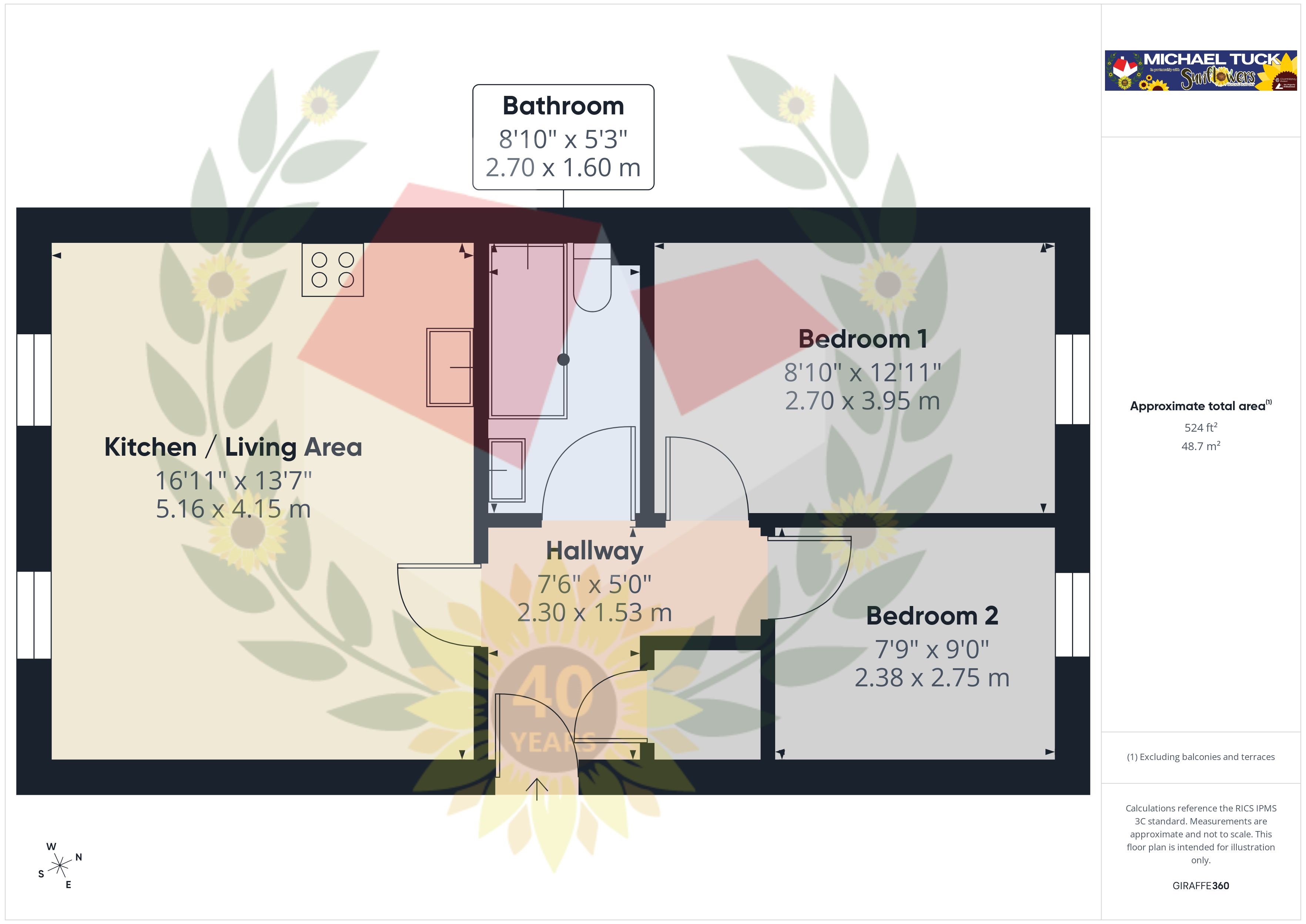 Flat 10, 5, St Catherine Street, Gloucester floorplan