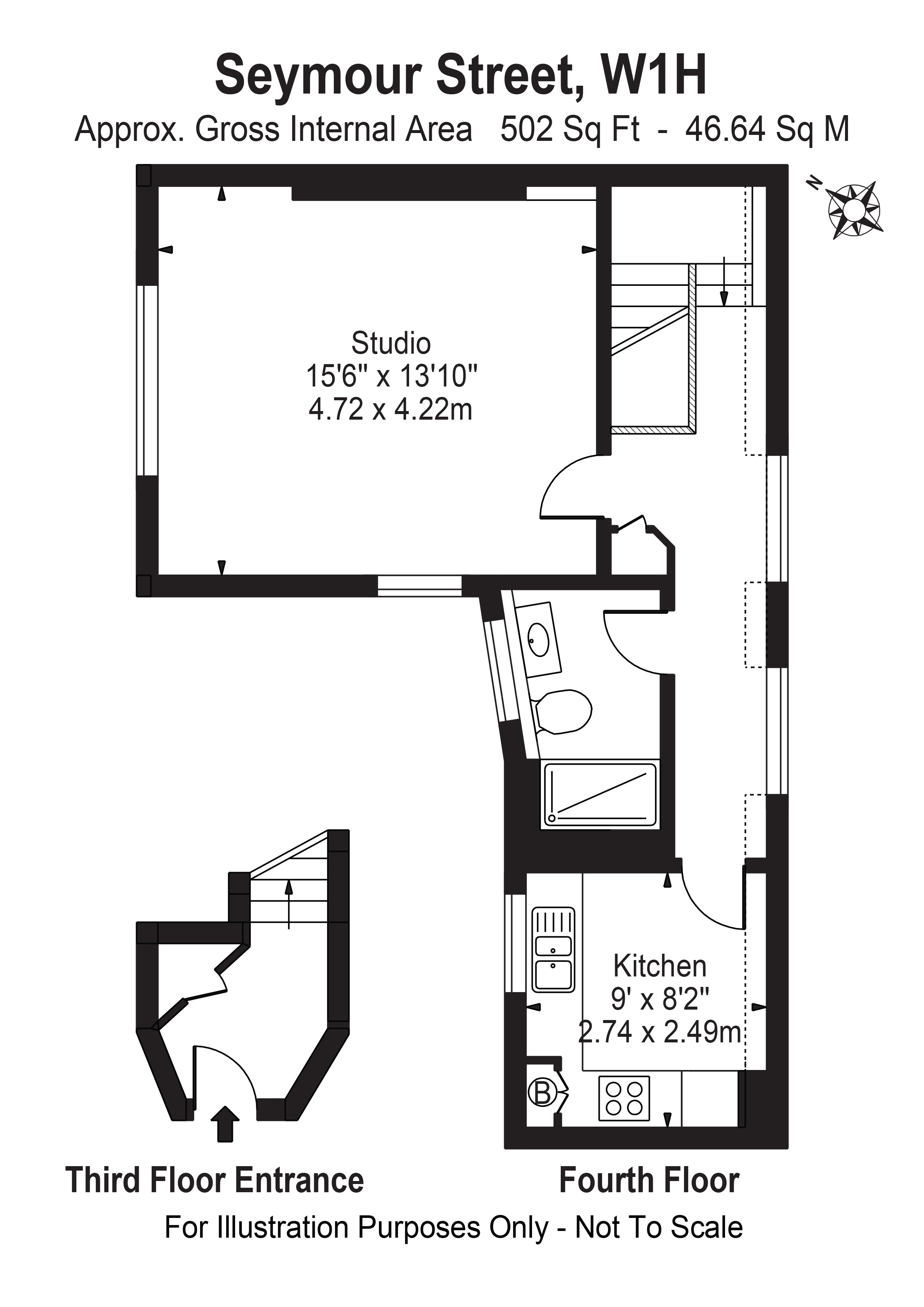 0 Bedrooms Studio to rent in 34 Seymour Street, London W1H