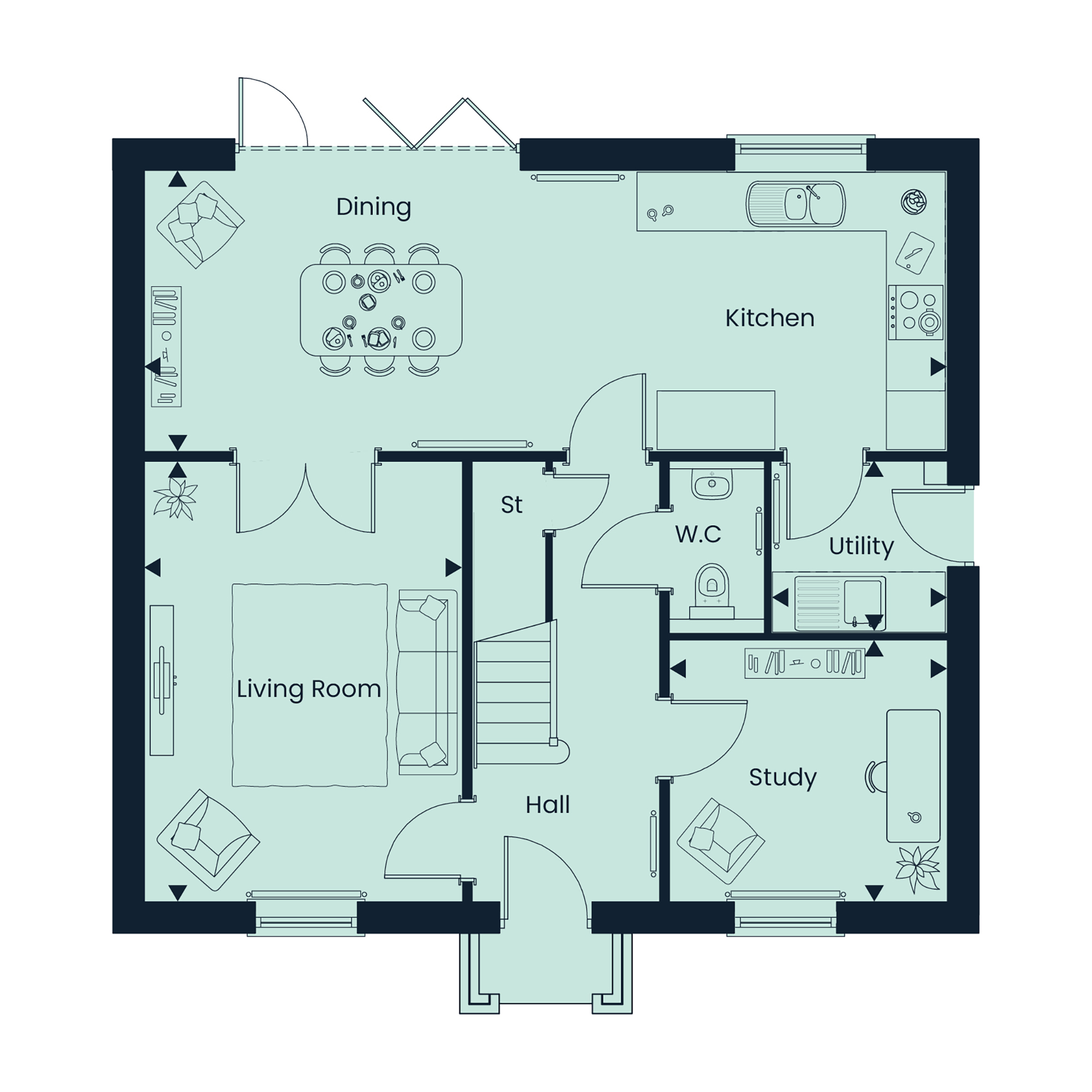 Cricketer Drive, Nether Stowey floorplan