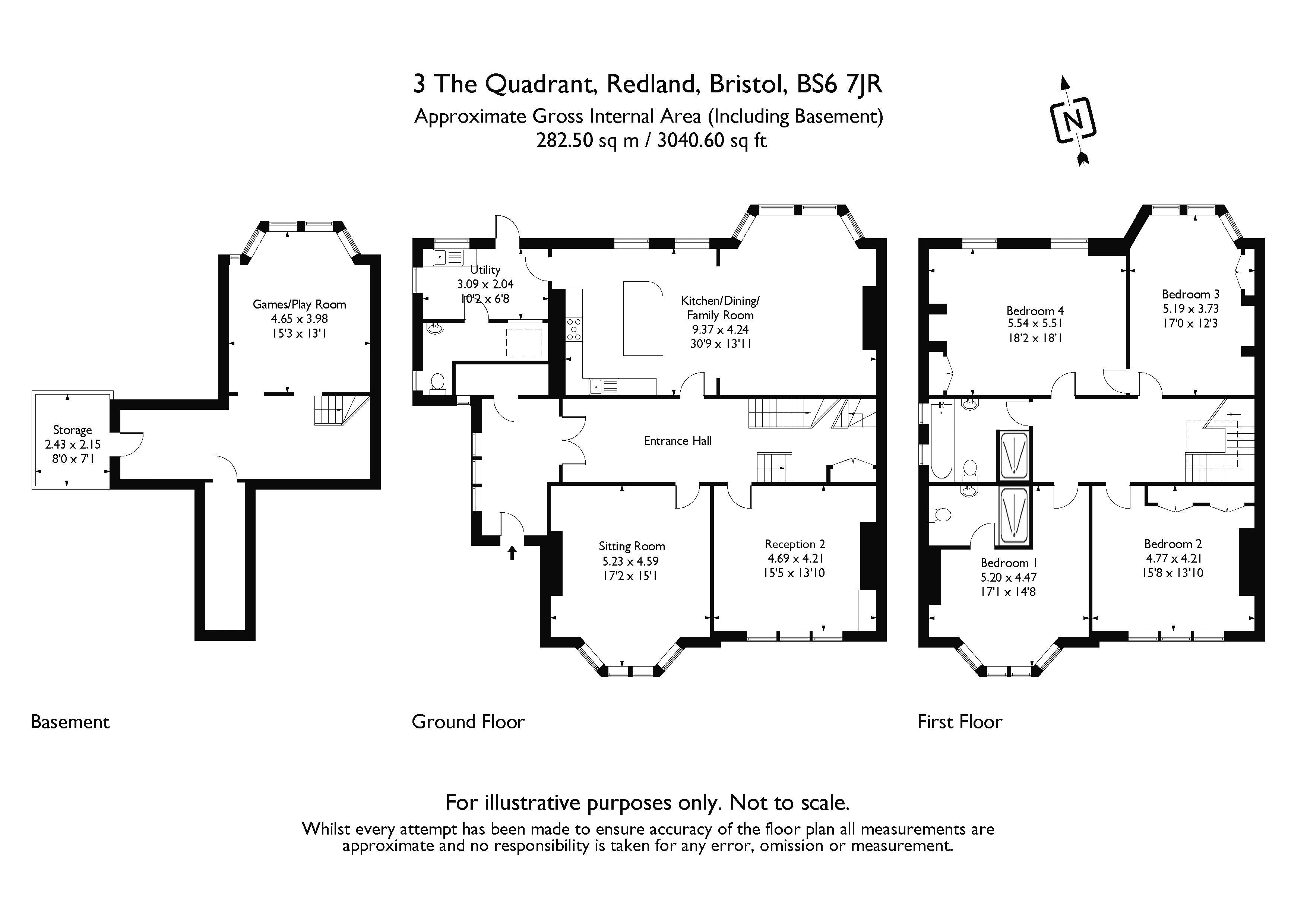 3, The Quadrant, Bristol floorplan