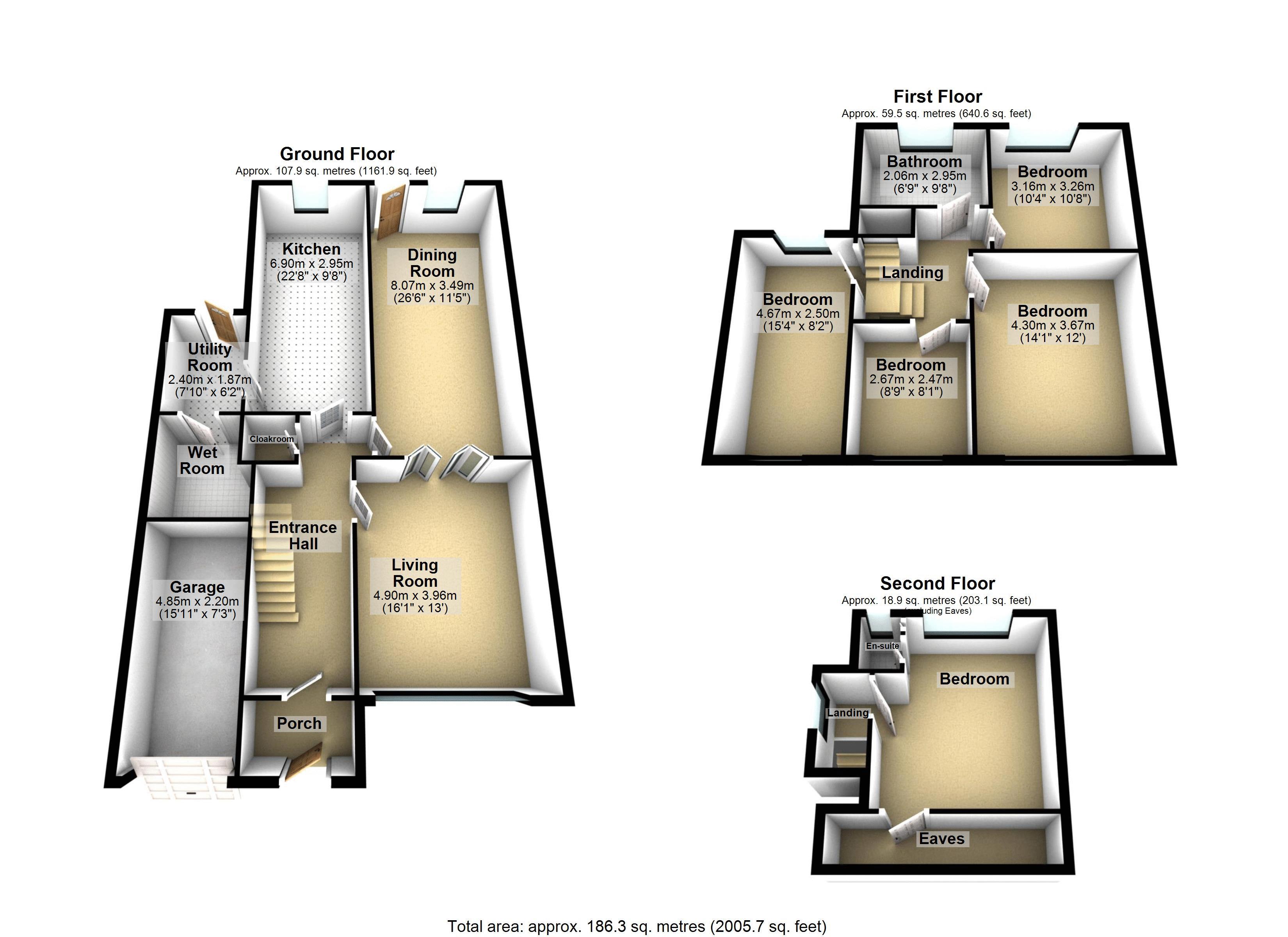 60, Kingsfield Avenue, Harrow floorplan