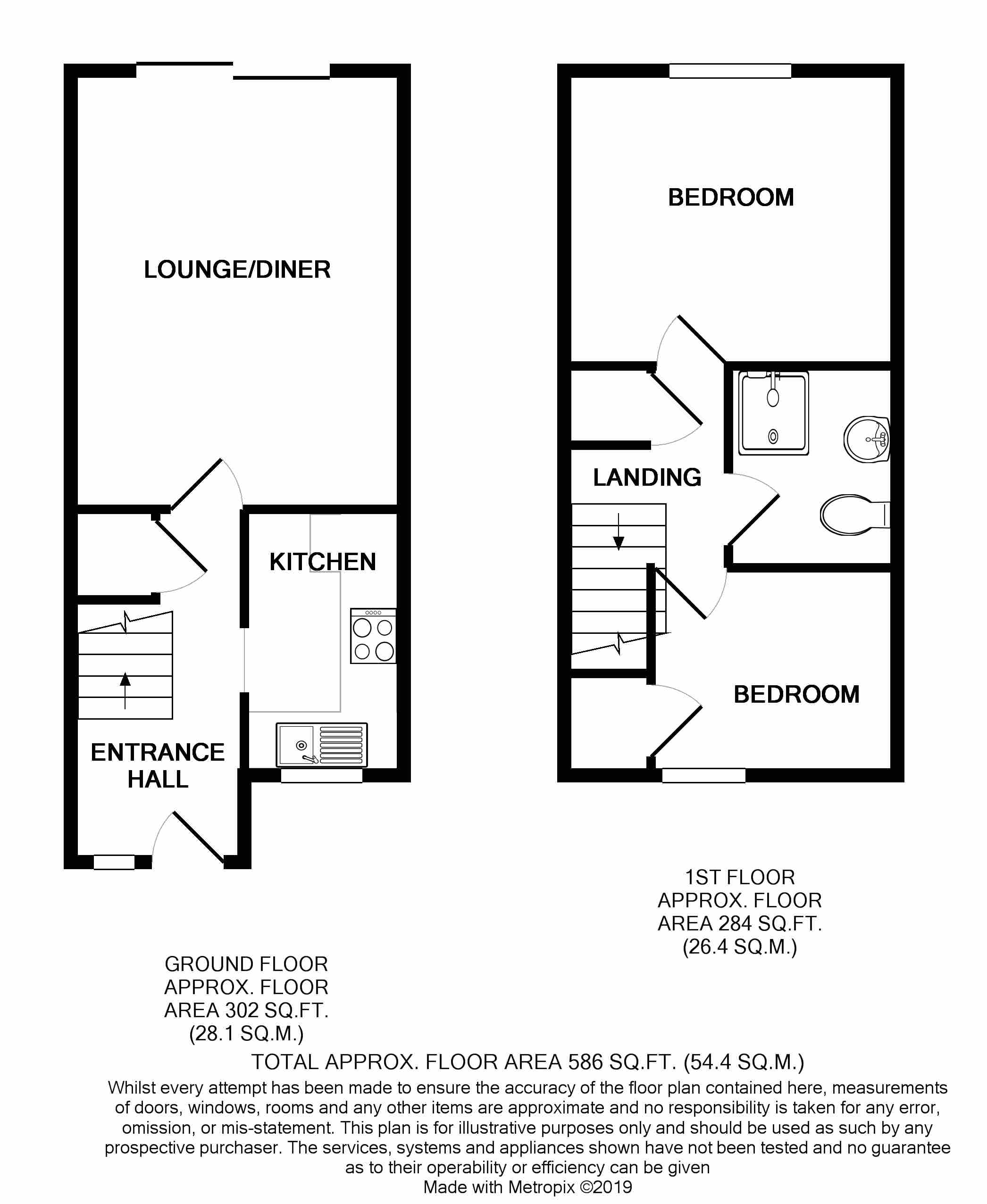 2 Bedrooms Terraced house for sale in Orwell Drive, Didcot, Oxfordshire OX11