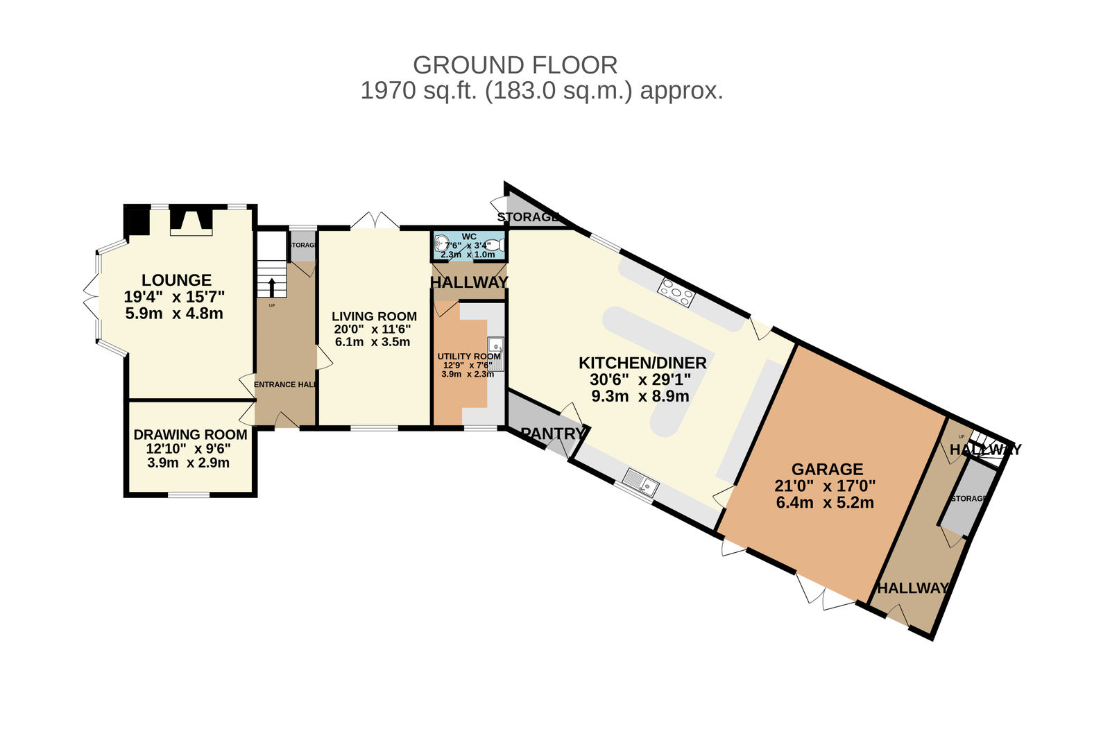 40, Old Penkridge Road, Cannock floorplan