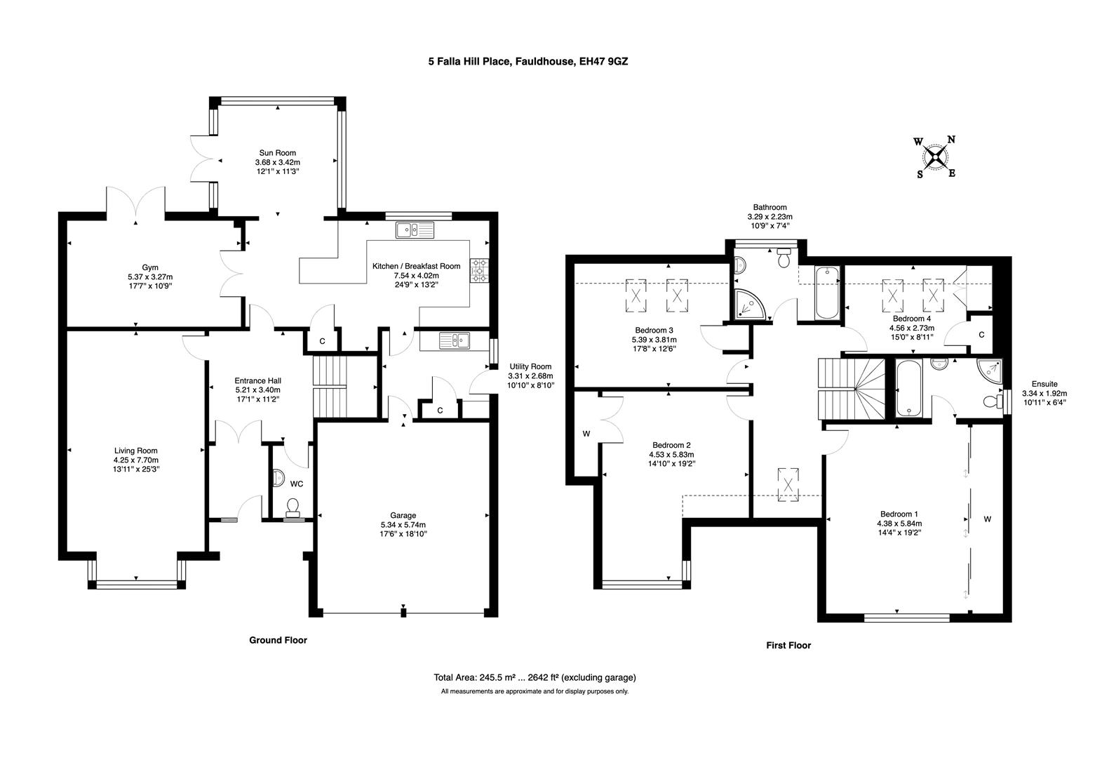 5, Falla Hill Place, Fauldhouse floorplan
