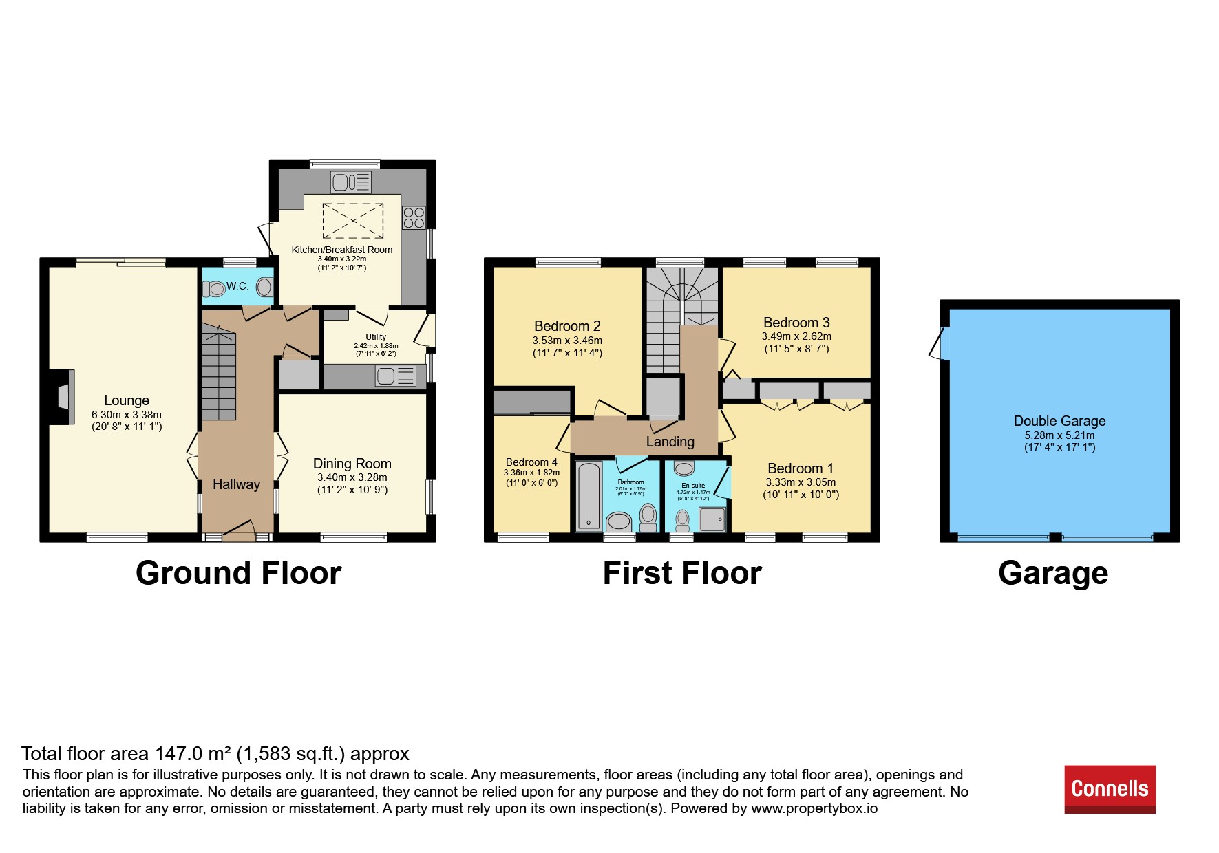 2, Kings Pond Close, Biggleswade floorplan