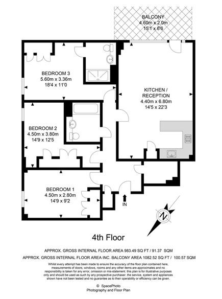 3 Bedrooms Flat to rent in Hoy Street, Royal Docks, London E16