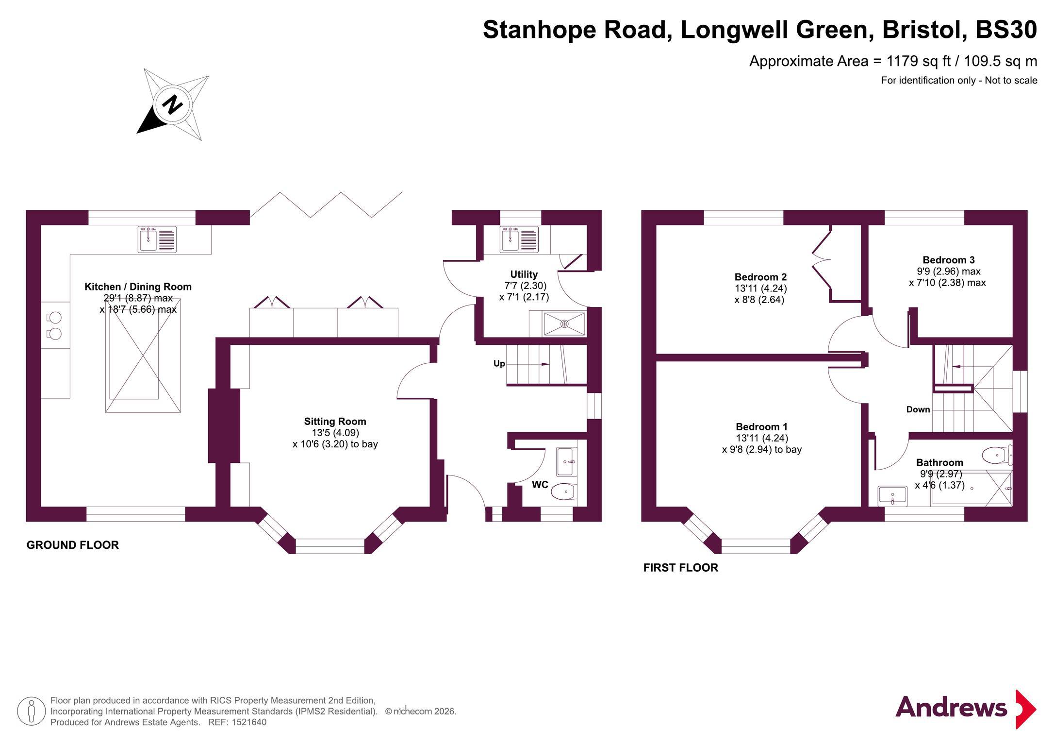 11, Stanhope Road, Bristol floorplan