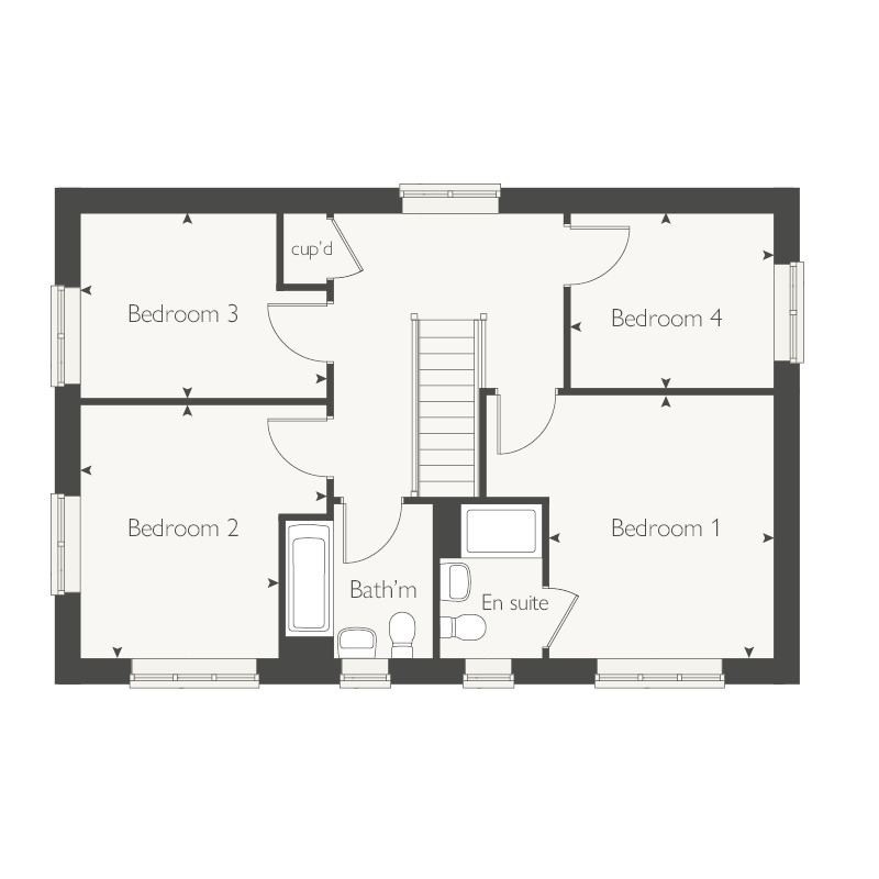 61, Yew Tree Lane, Harrogate floorplan
