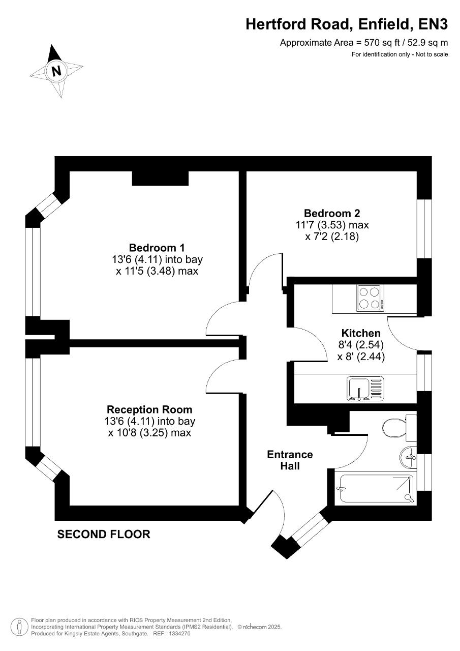 807E, Hertford Road, London floorplan