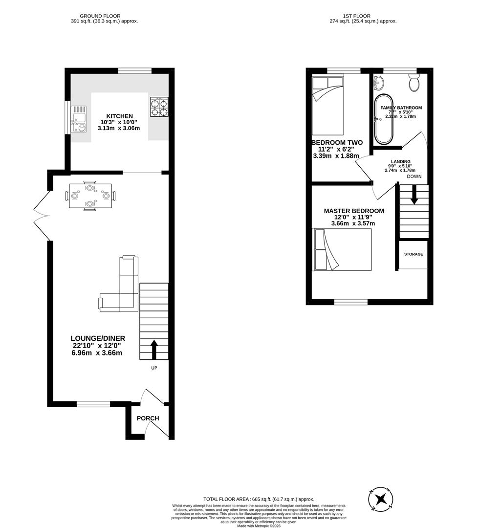 51, Kiln Croft, Chorley floorplan