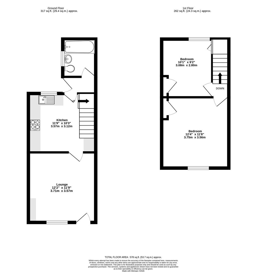15, Dudley Street, York floorplan