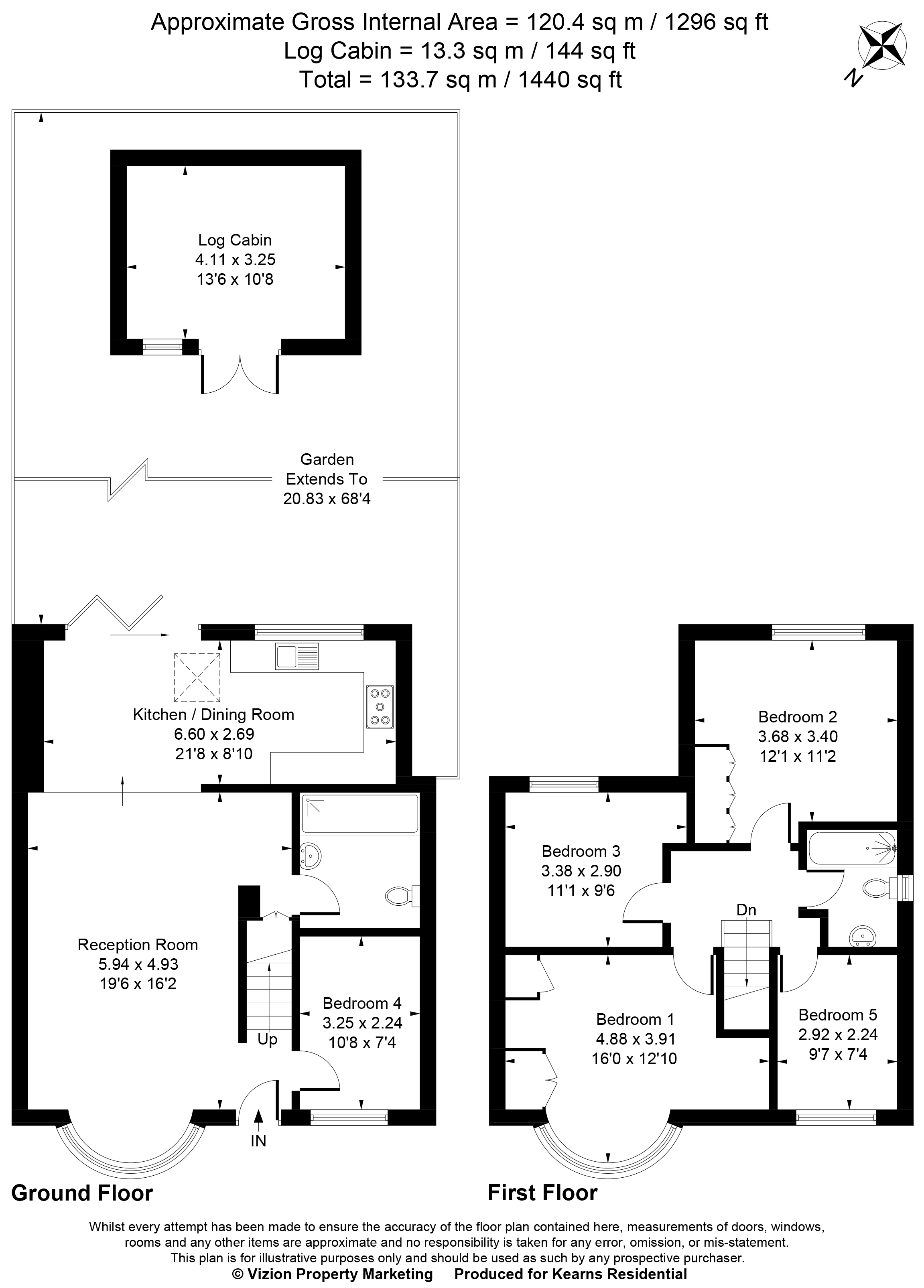 Whitby Road, Ruislip, Middlesex, HA4 floorplan