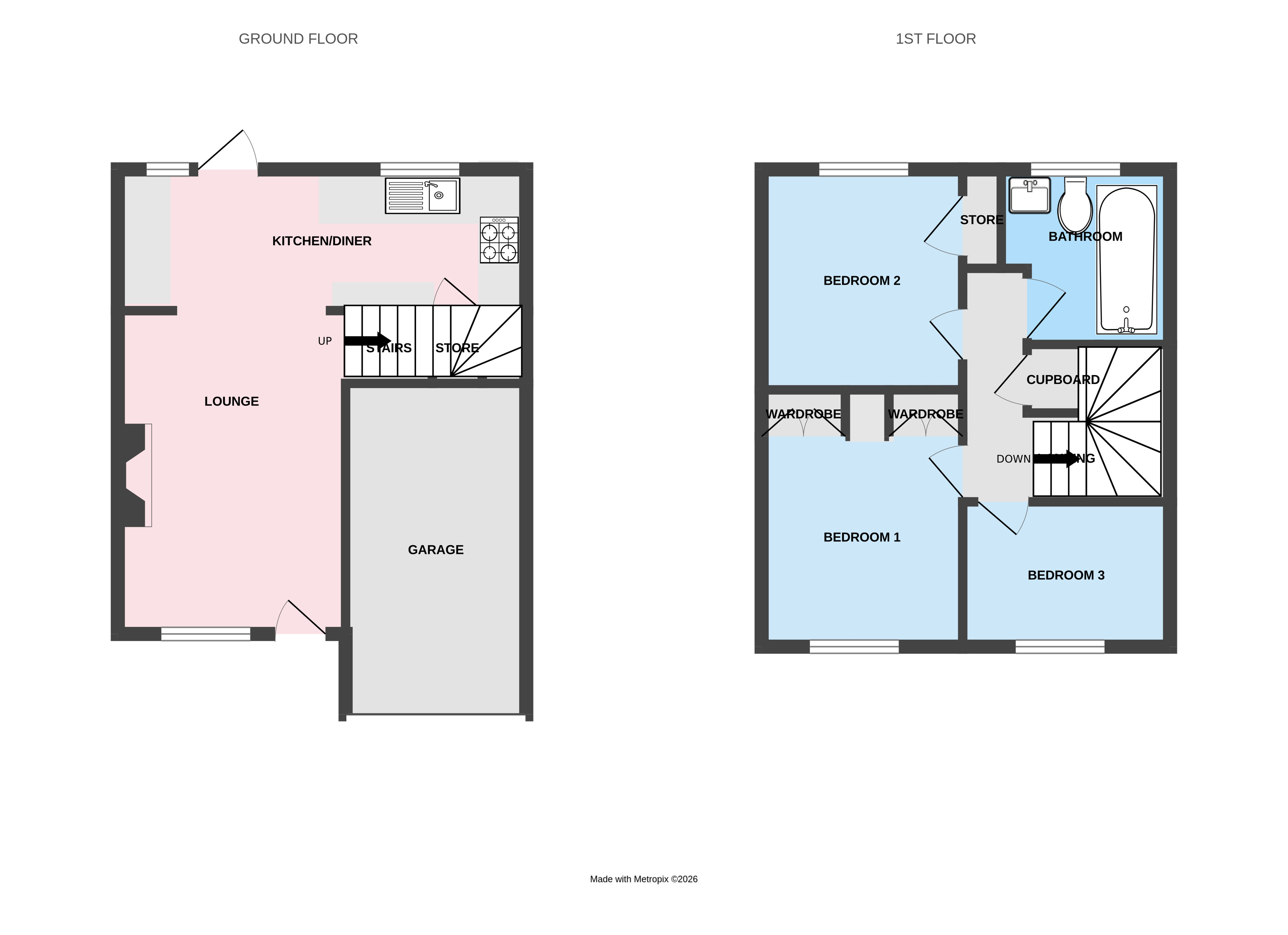 24, Walker Crescent, Telford floorplan