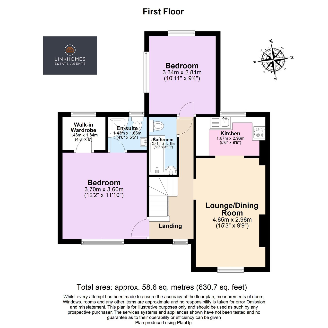 Flat 2, 61, Victoria Road, Poole floorplan