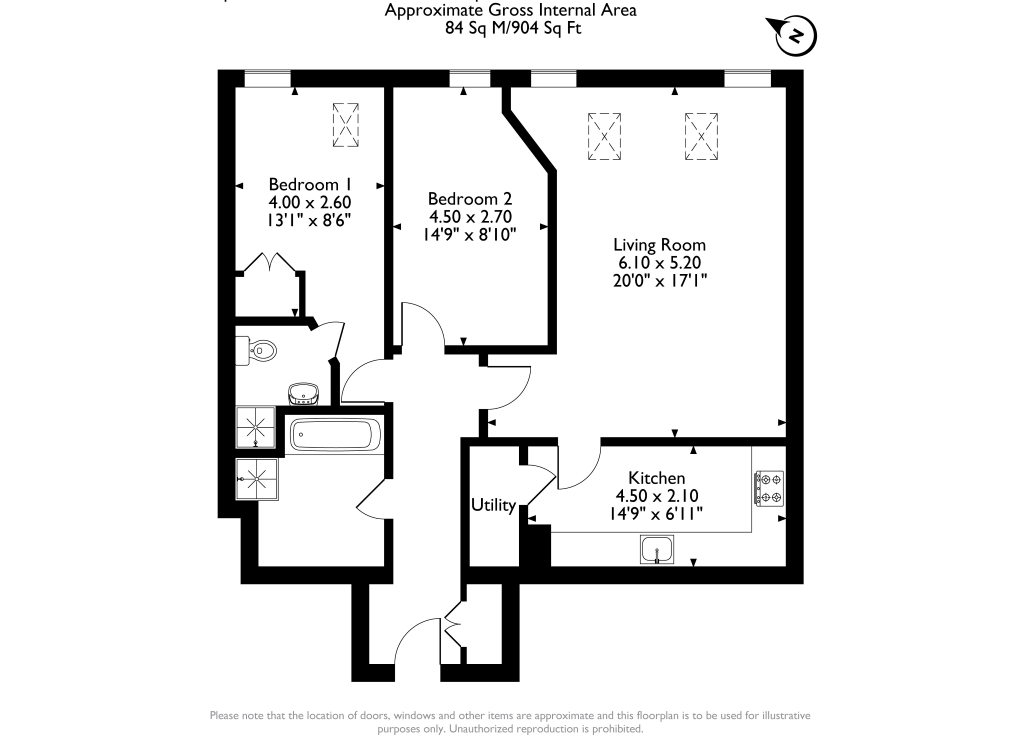 68, Chepstow Street, Manchester floorplan