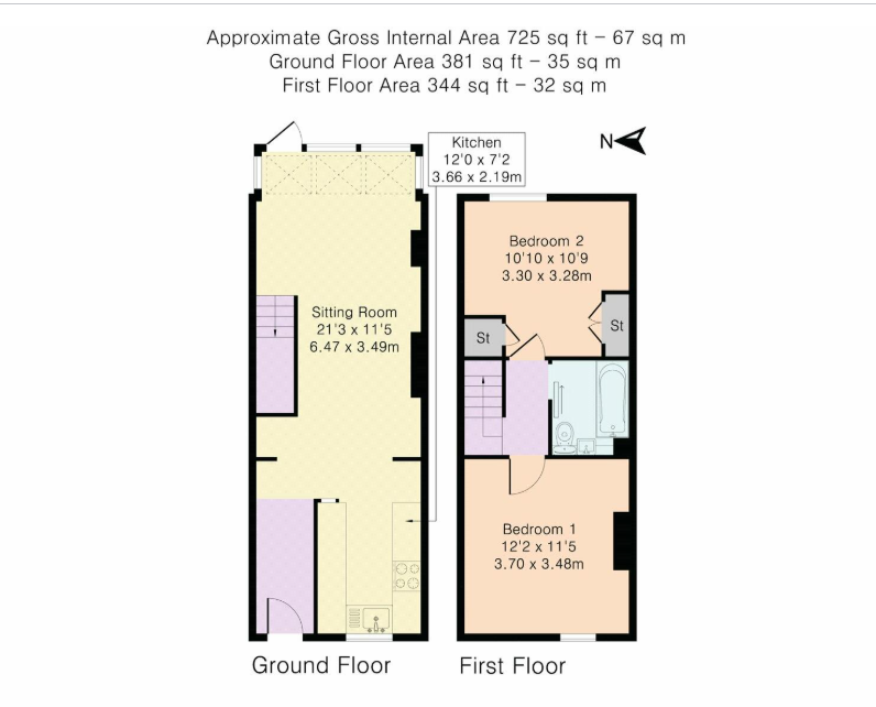 13, Bridge Street, Oxford floorplan