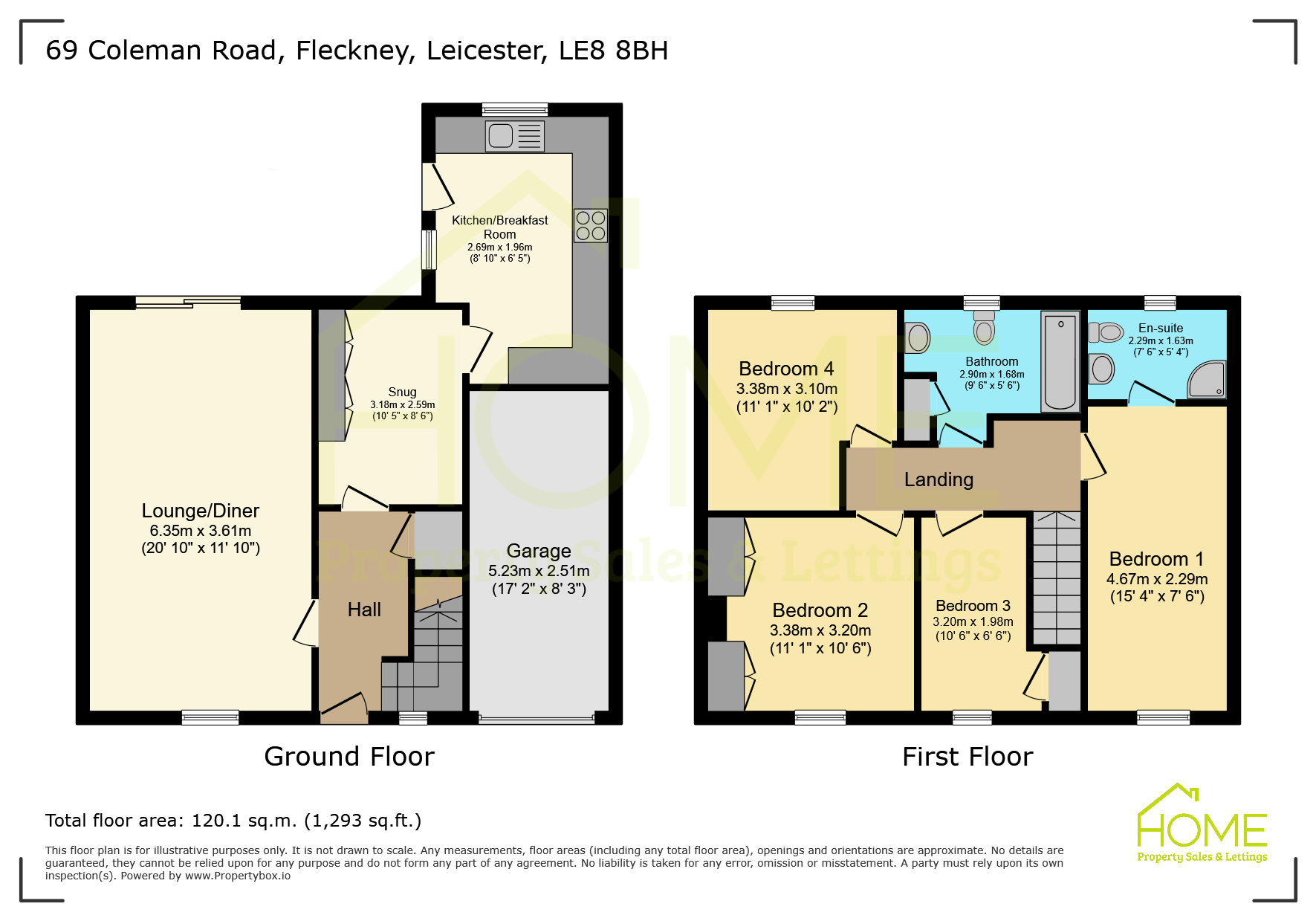 69 Coleman Road, Leicester floorplan