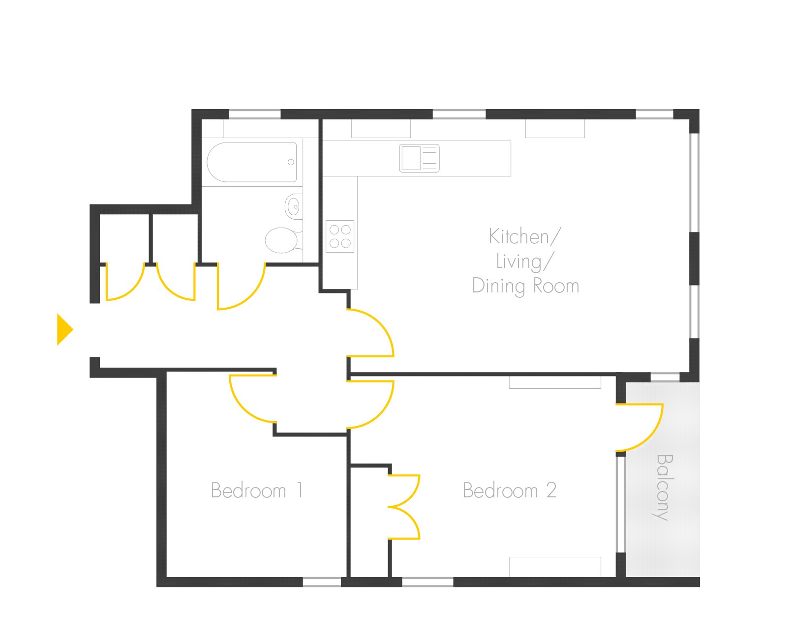 2 Bedrooms Flat to rent in Stratford High Street, London E15