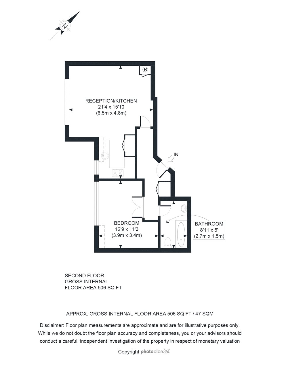 1 Bedrooms Flat to rent in Raglan House, 8-12 Queens Avenue, London N10