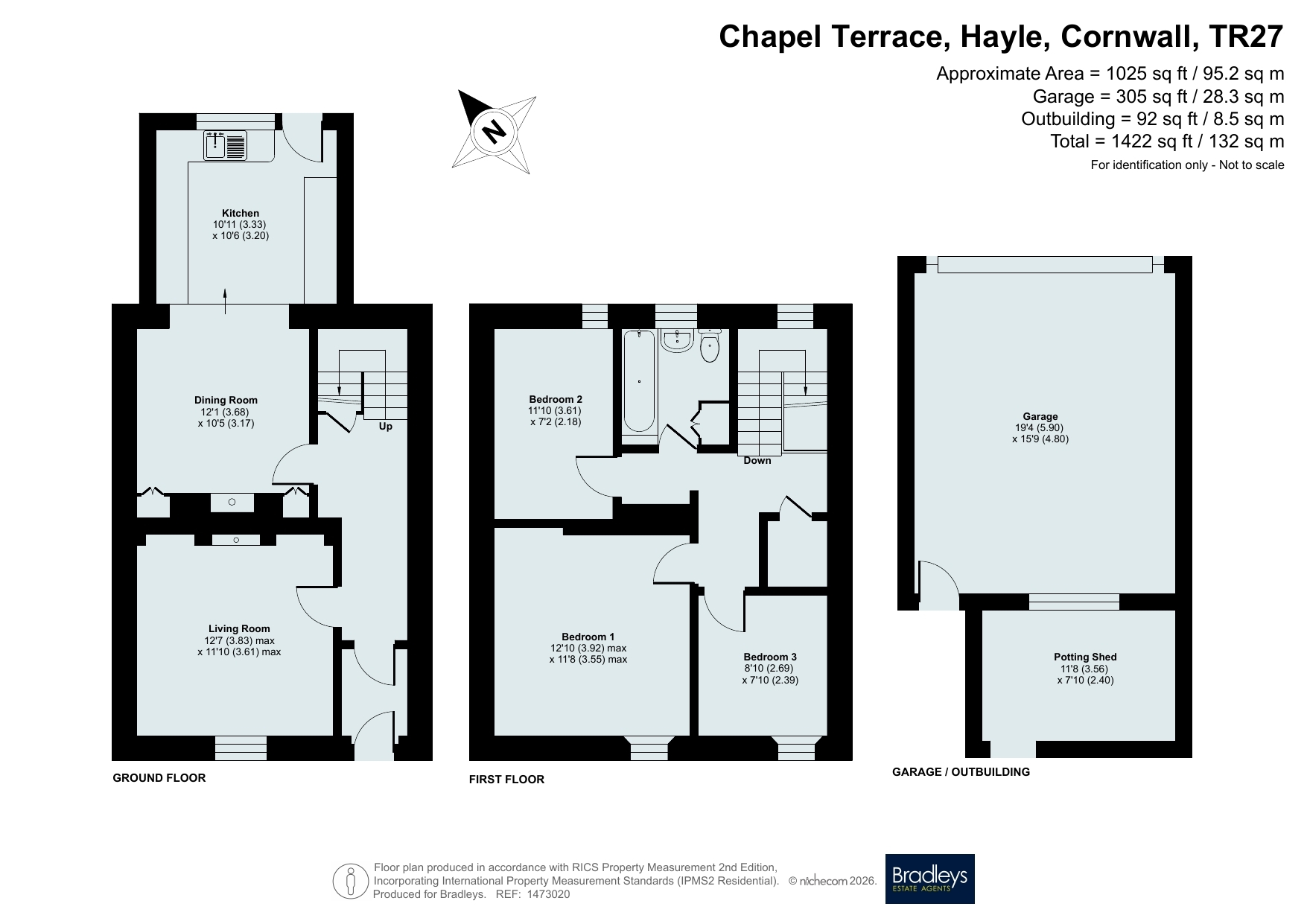 9 Chapel Terrace, Hayle Cornwall, Cornwall floorplan