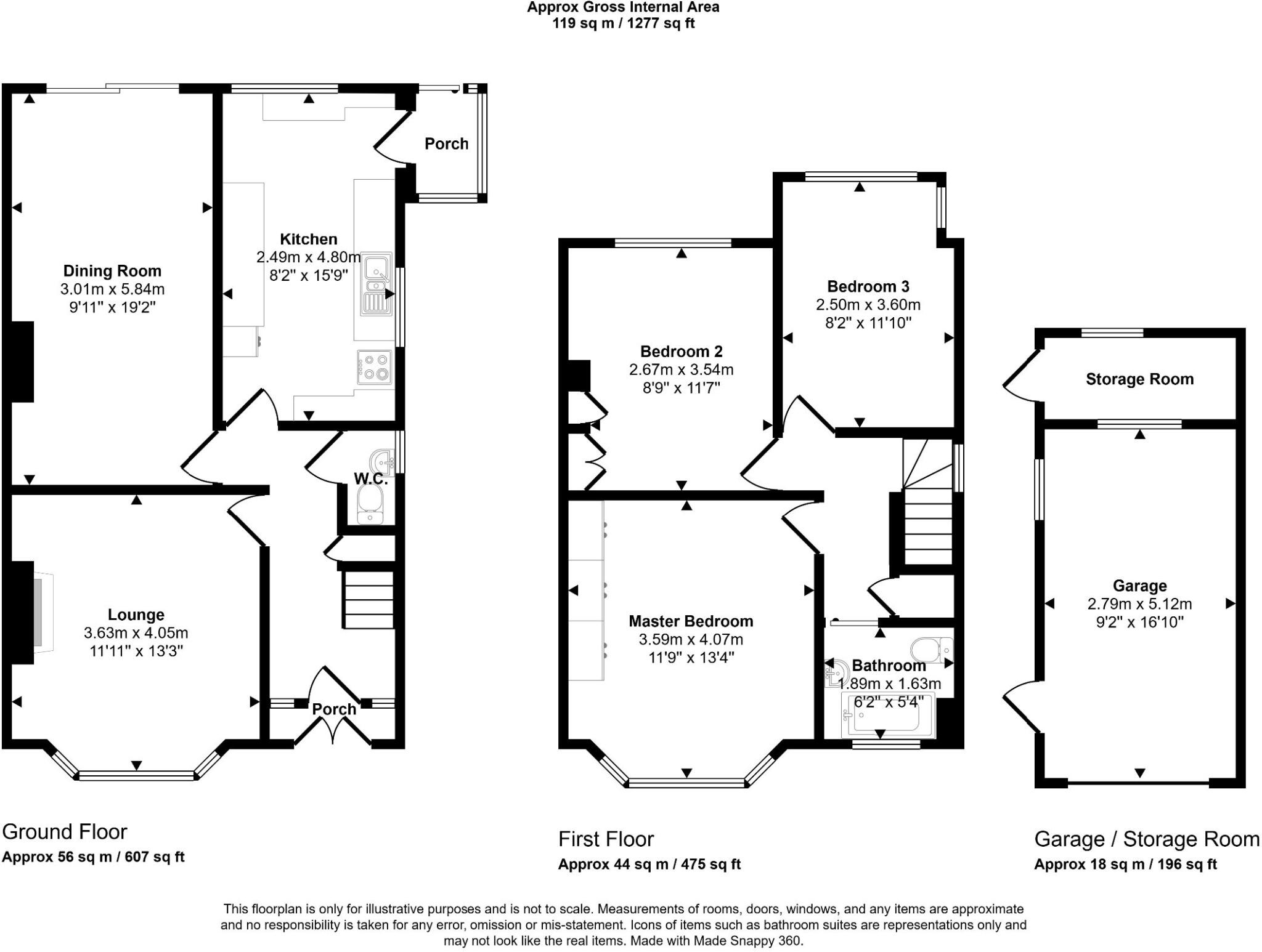 28 Woodstock Road, Milton, Weston s Mare floorplan