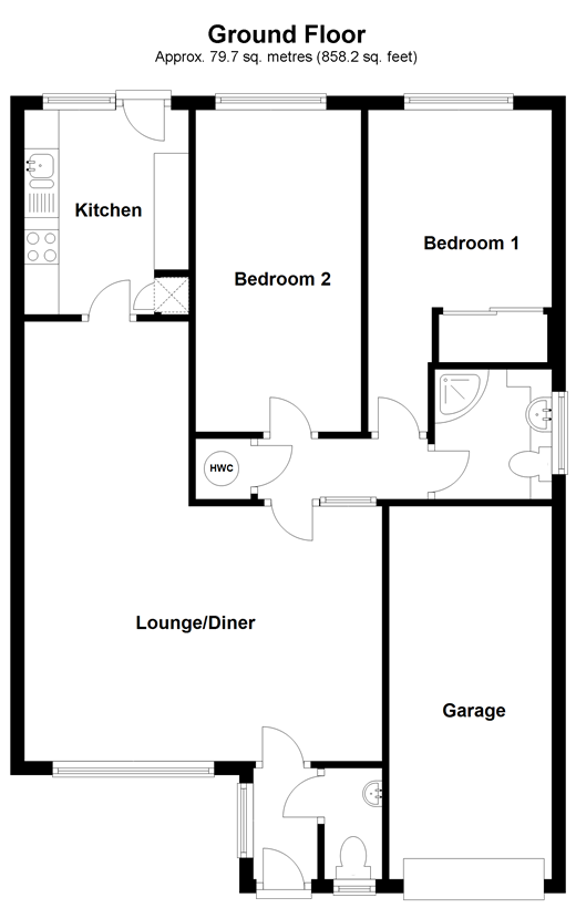 2 Bedrooms Semi-detached bungalow for sale in Thorndale Close, Chatham, Kent ME5