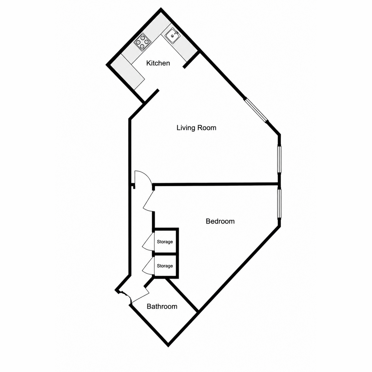 Flat 6 Clearwater House, 12, Swan Close, Swindon floorplan