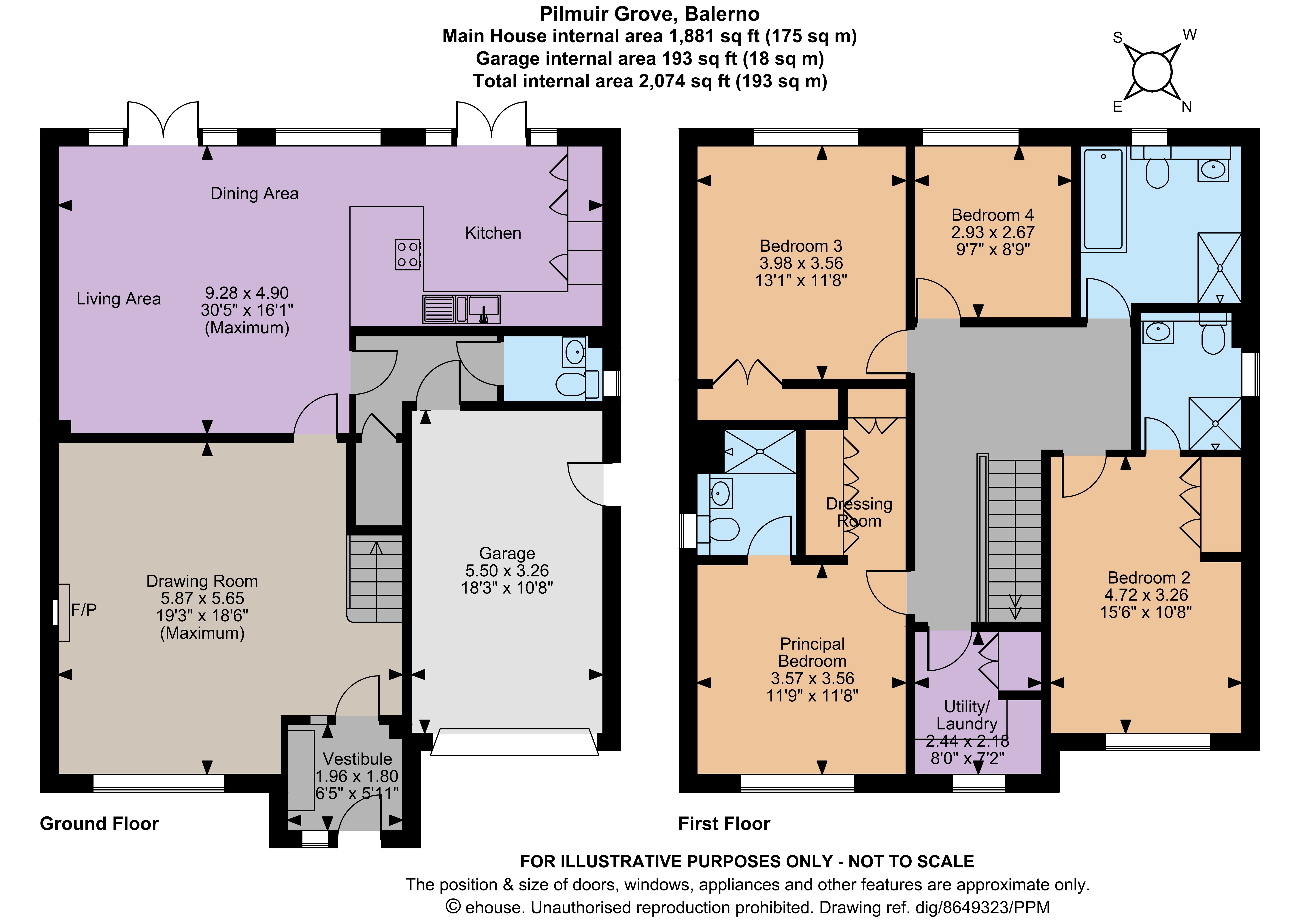 6, Pilmuir Grove, Midlothian floorplan