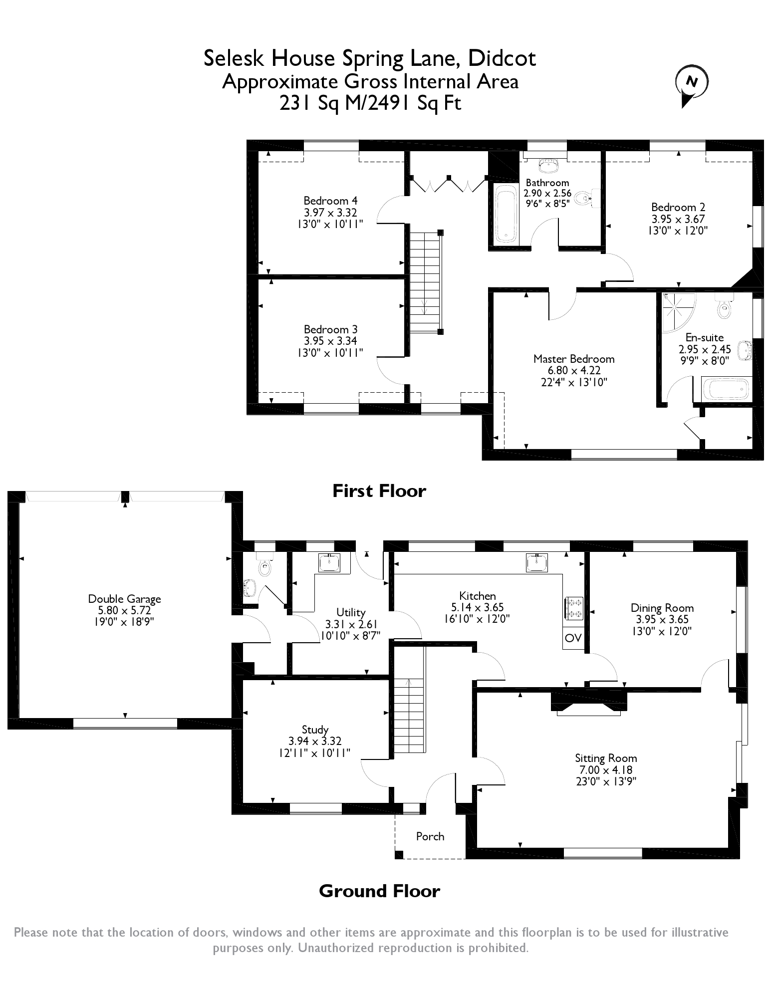 4 Bedrooms Detached house for sale in Selesk House, Spring Lane, Aston Tirrold OX11