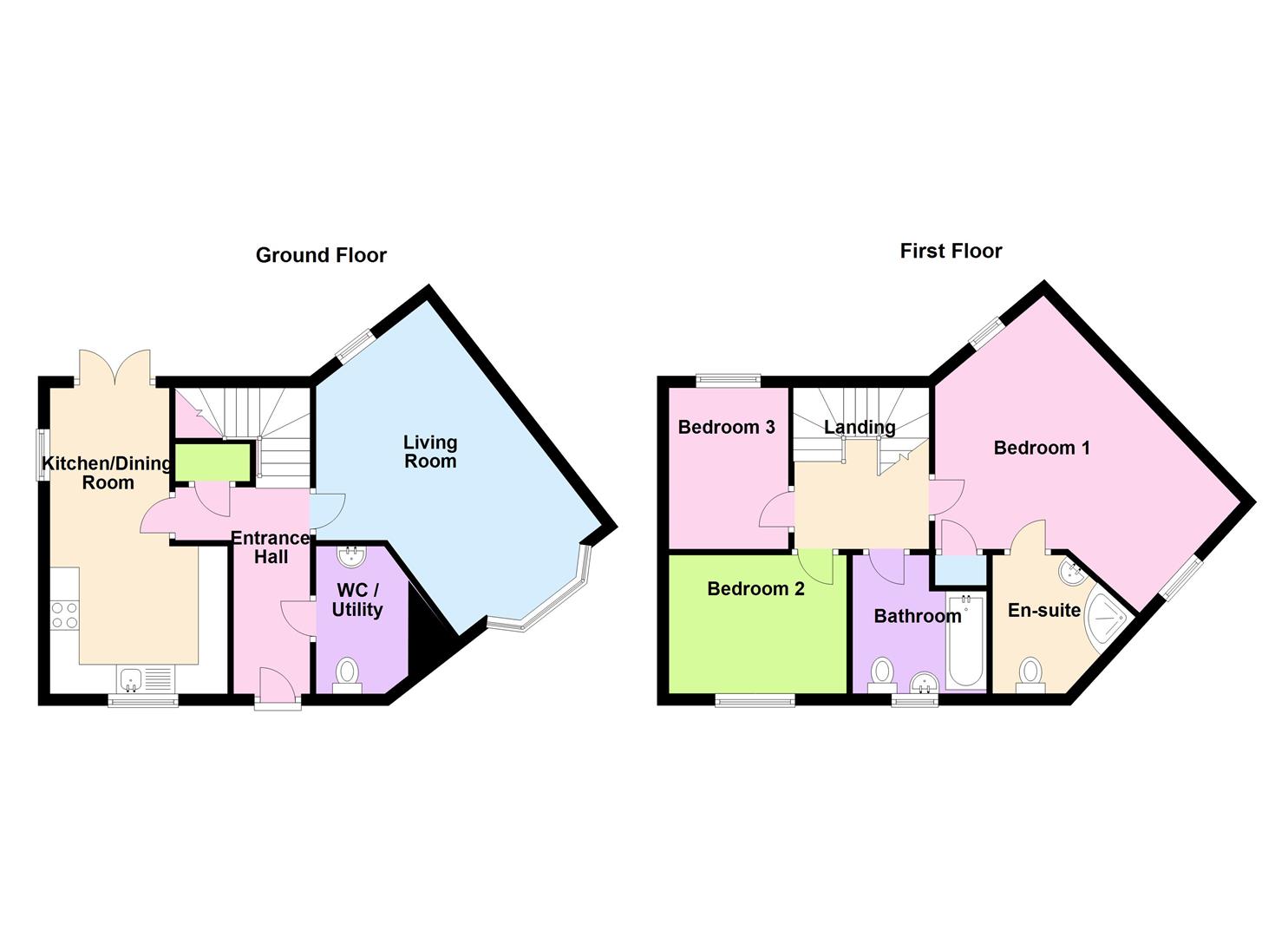 18, Kilbride Way, Peterborough floorplan