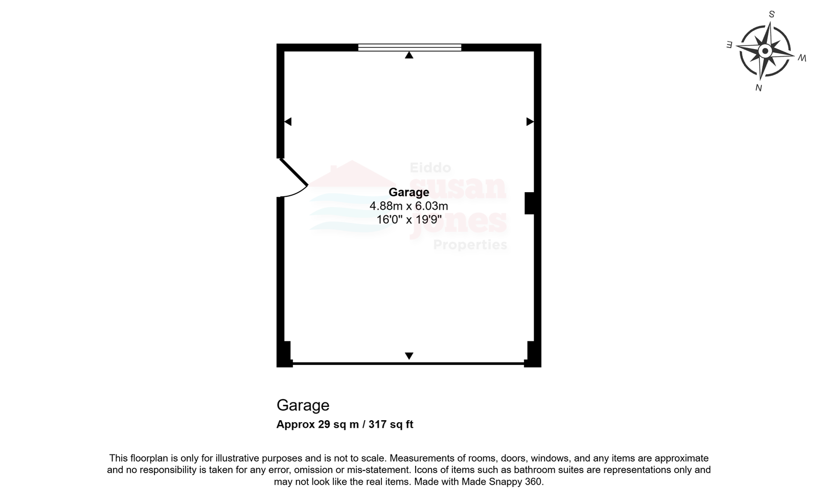 Llety Heulog, Radcliffe Road, Criccieth floorplan