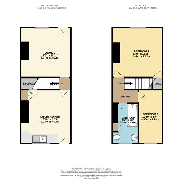 16, Close Street, Pontefract floorplan
