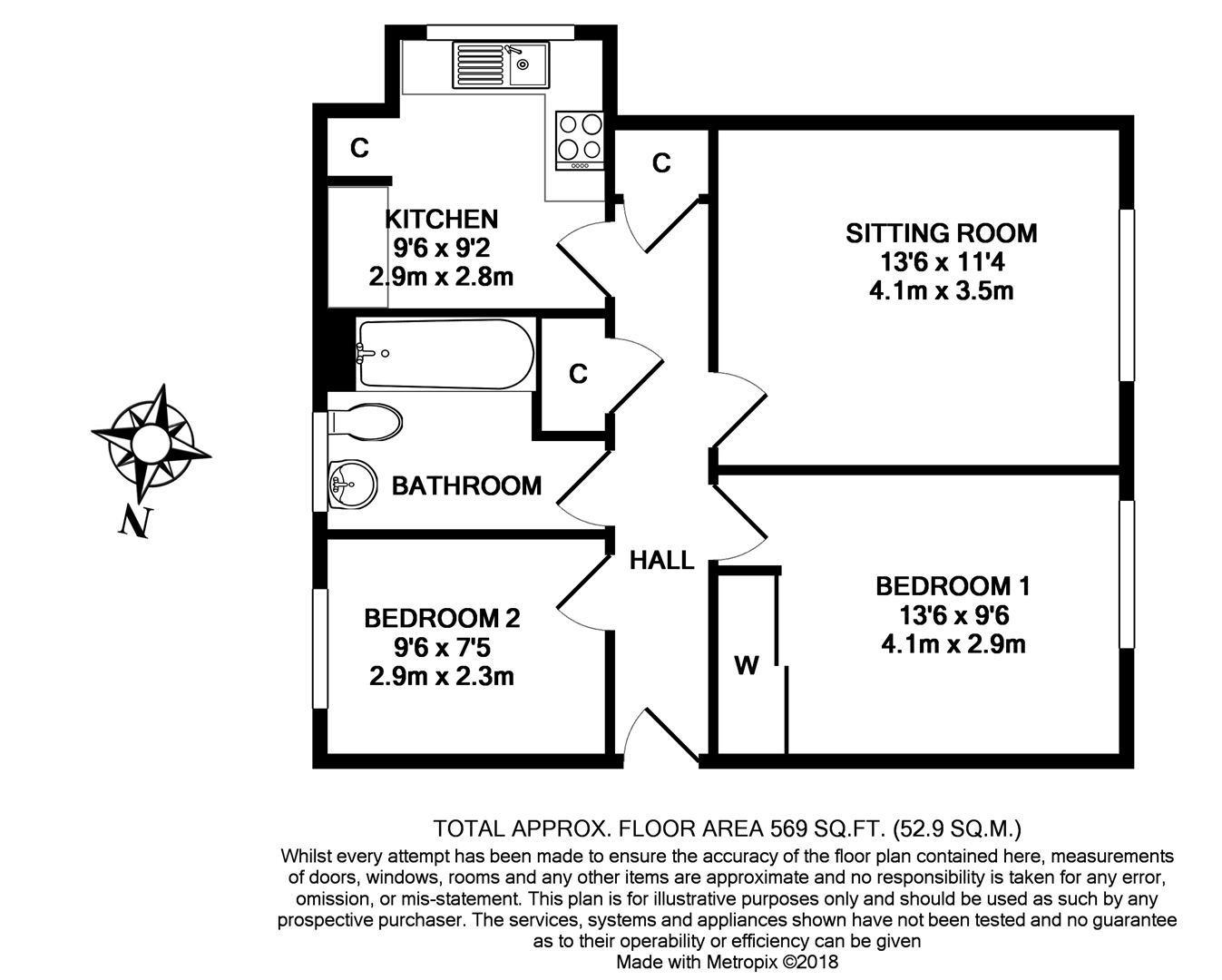 14, Cressall Mead, Surrey floorplan