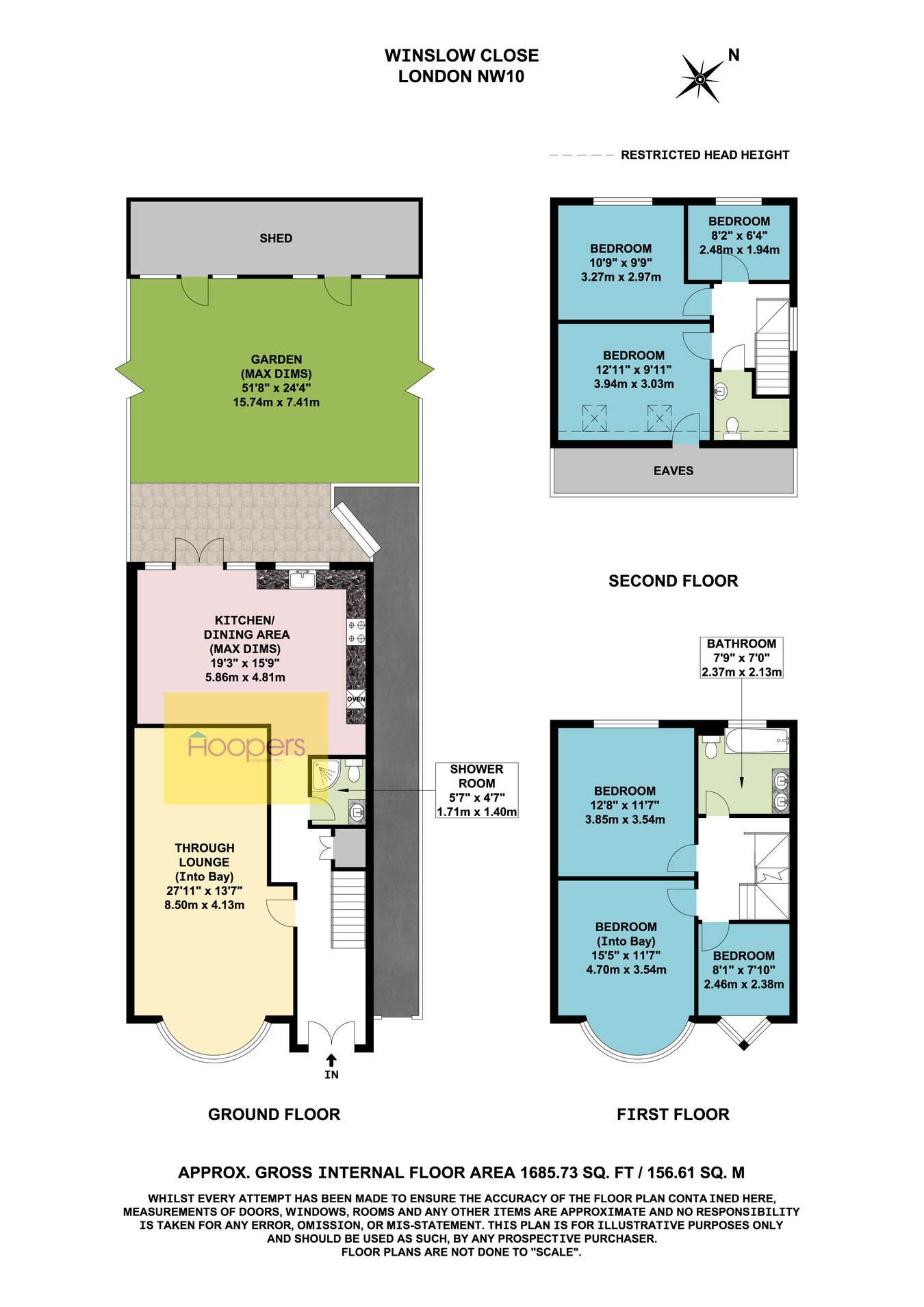 5, Winslow Close, London floorplan