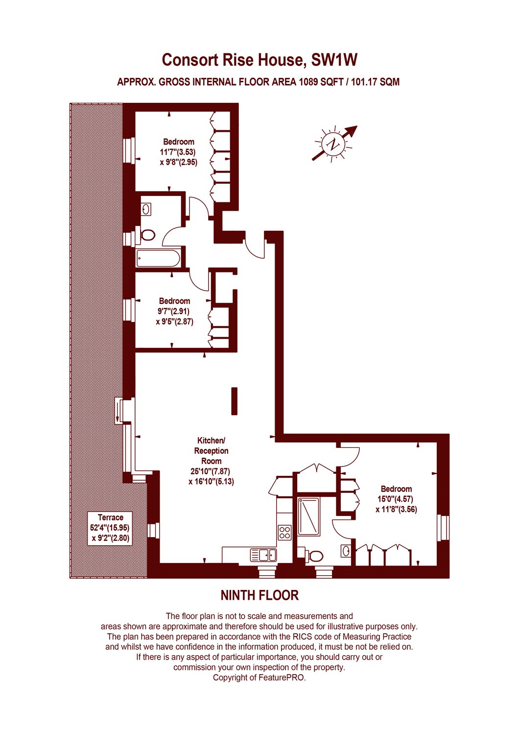 Buckingham Palace Road Belgravia London Sw1w 3 Bedroom