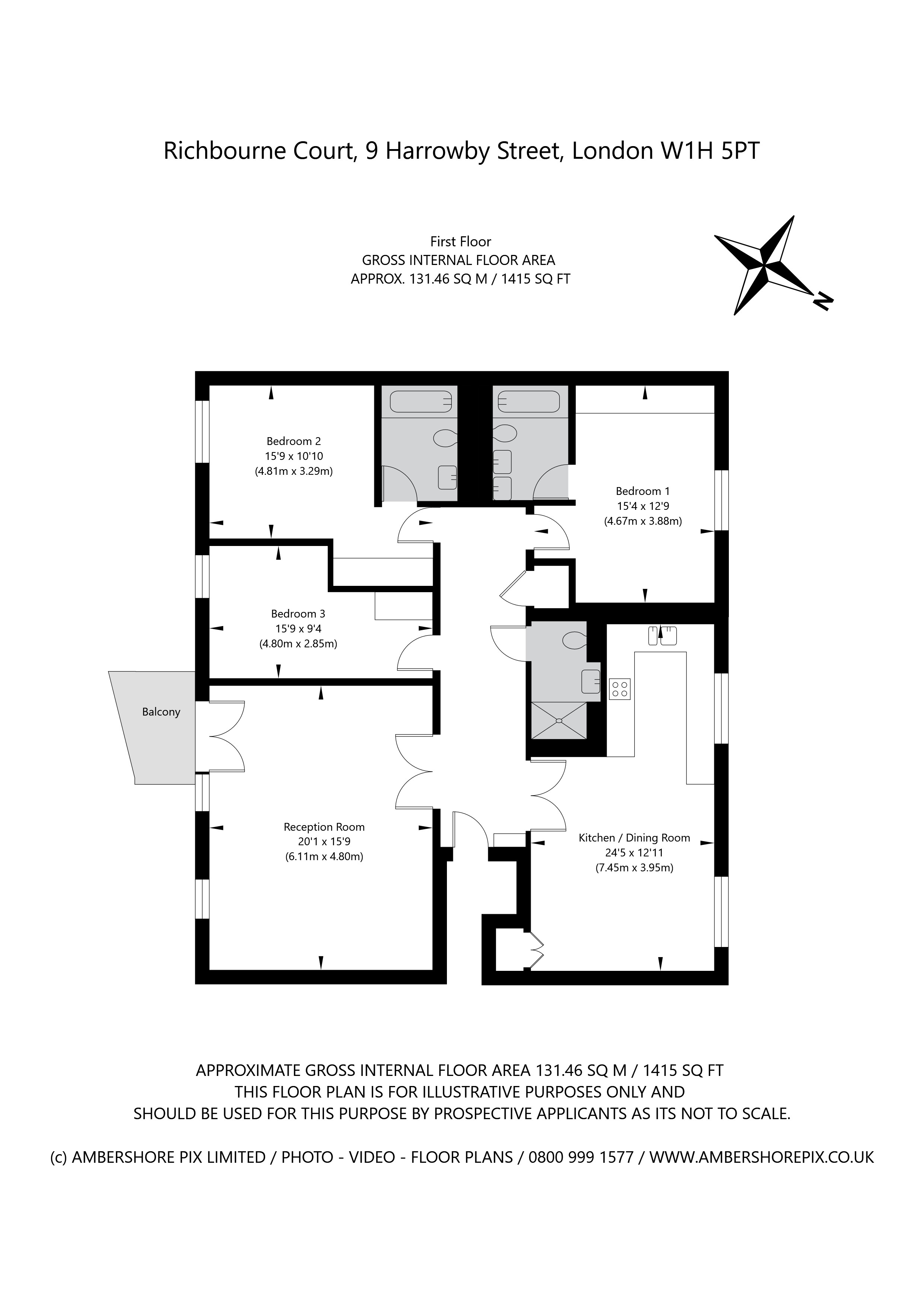 Richbourne court, HARROWBY STREET, London floorplan