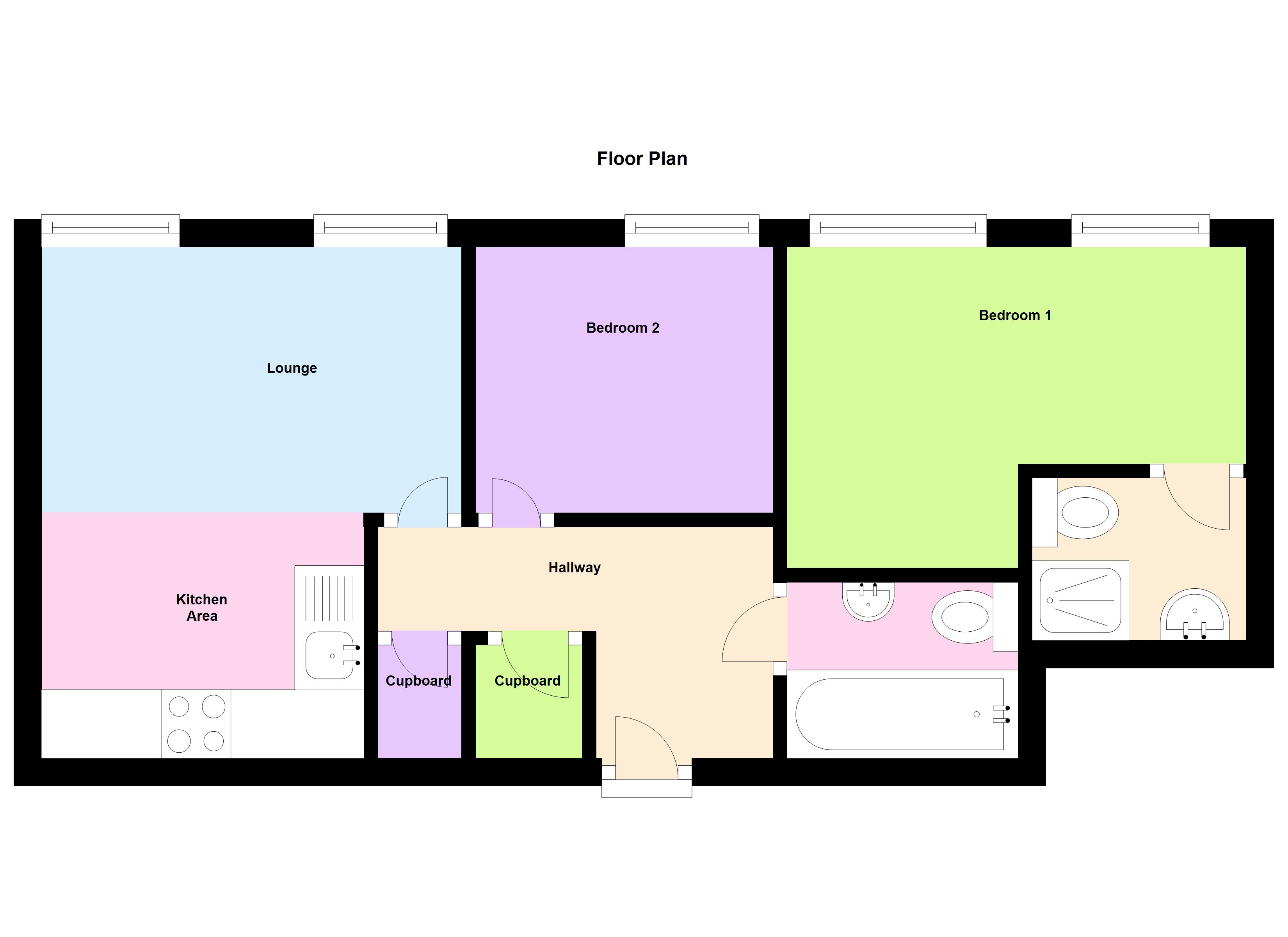 2 Bedrooms Flat to rent in Block 1, The Hicking Building, Nottingham NG2