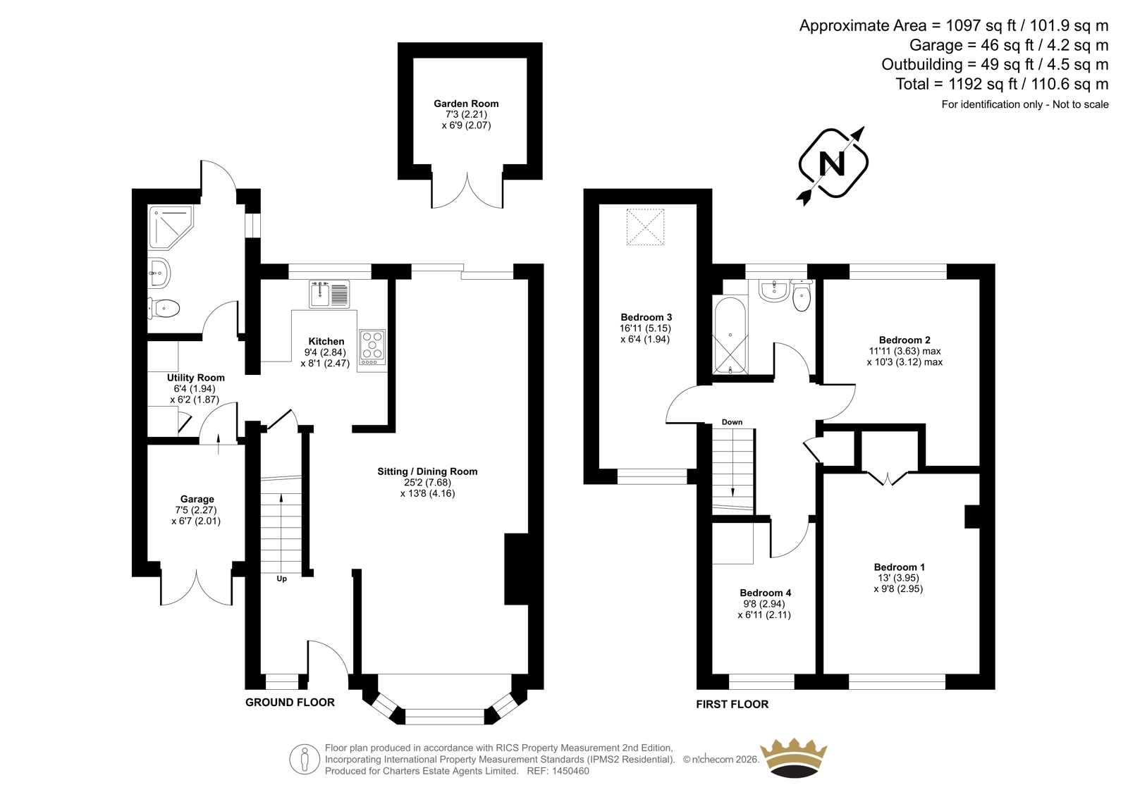 5, Whitley Close, West Sussex floorplan