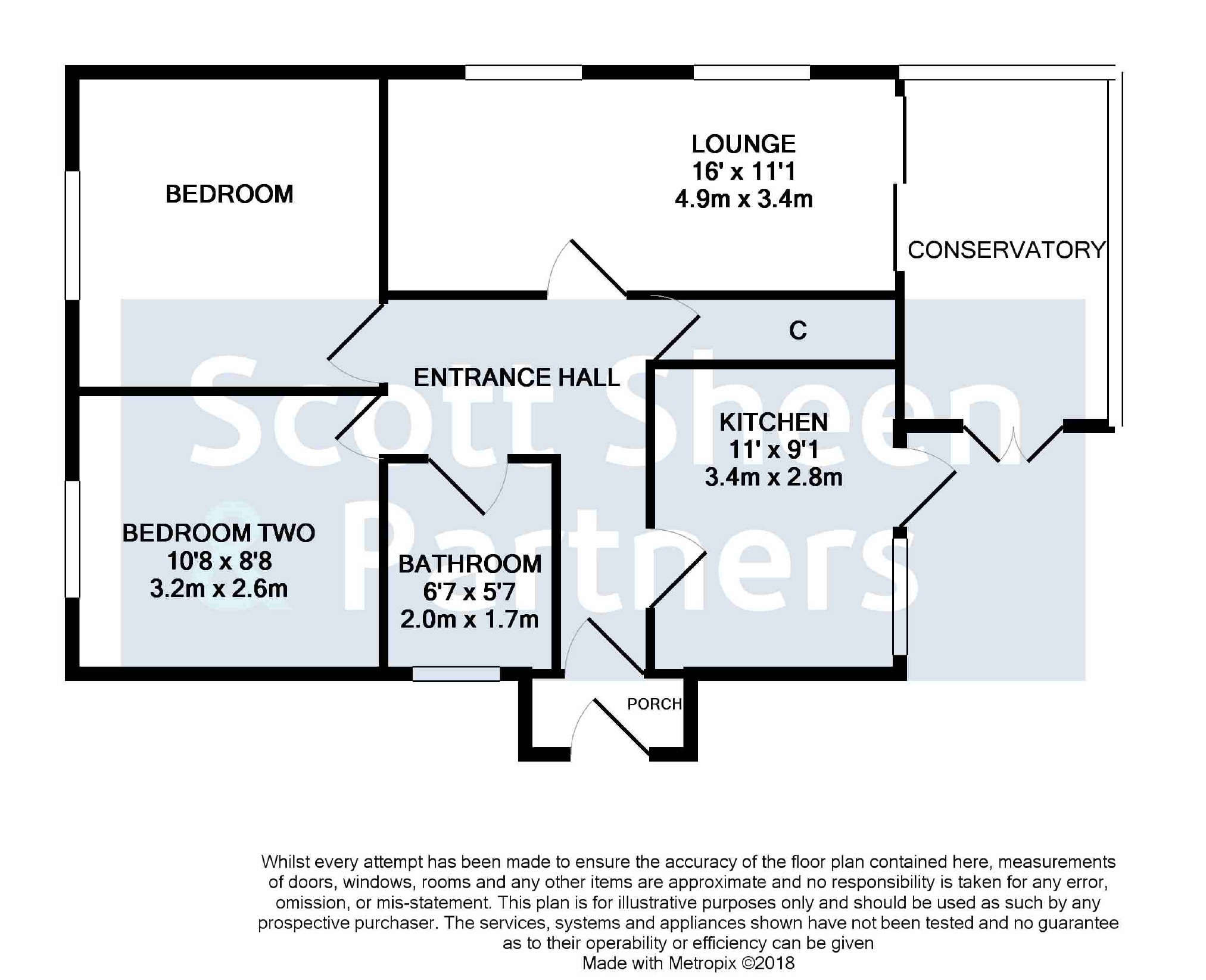 2 Bedrooms Detached bungalow to rent in Blyford Road, Clacton-On-Sea CO16