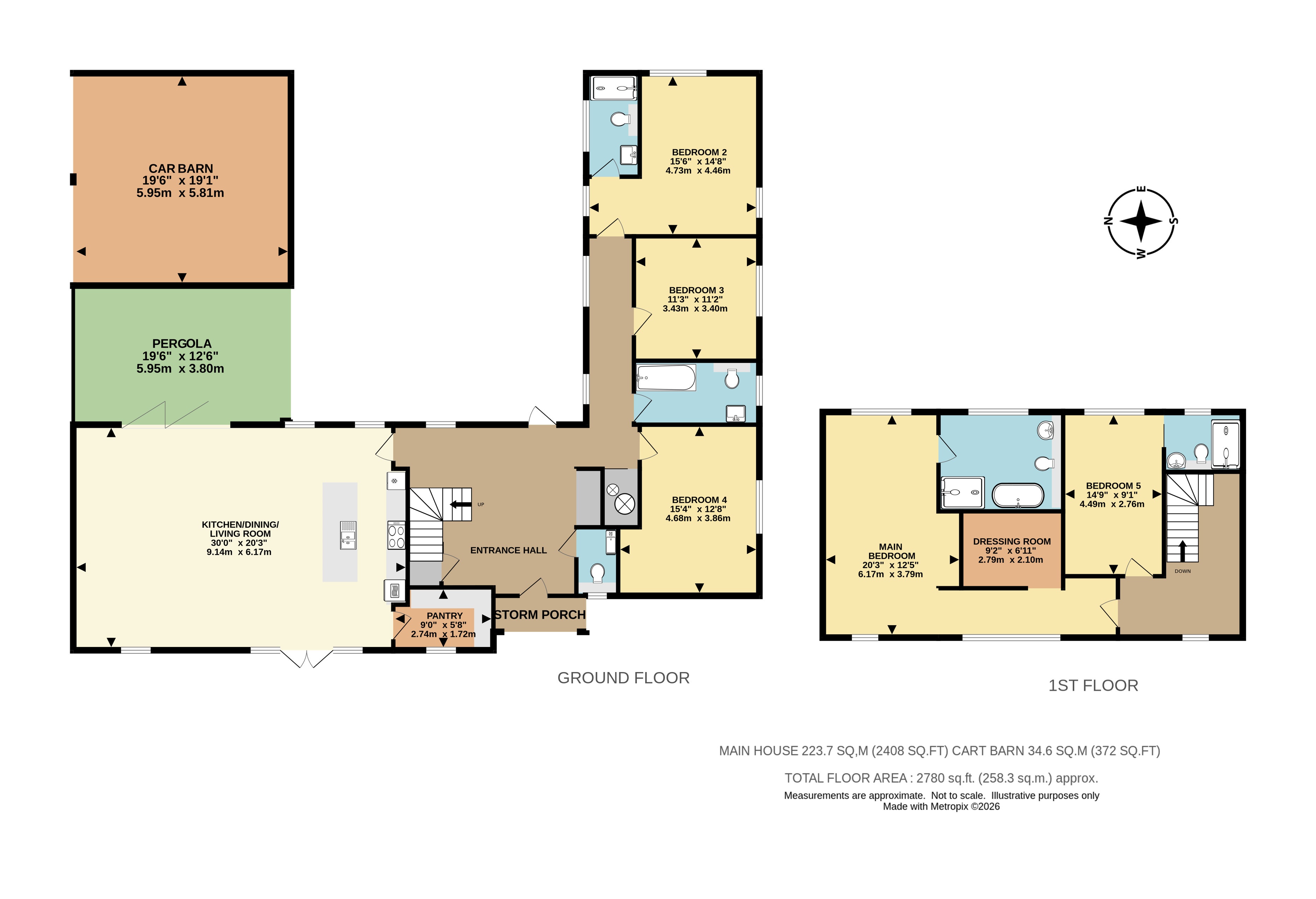 6, Old Farm Close, Surrey floorplan