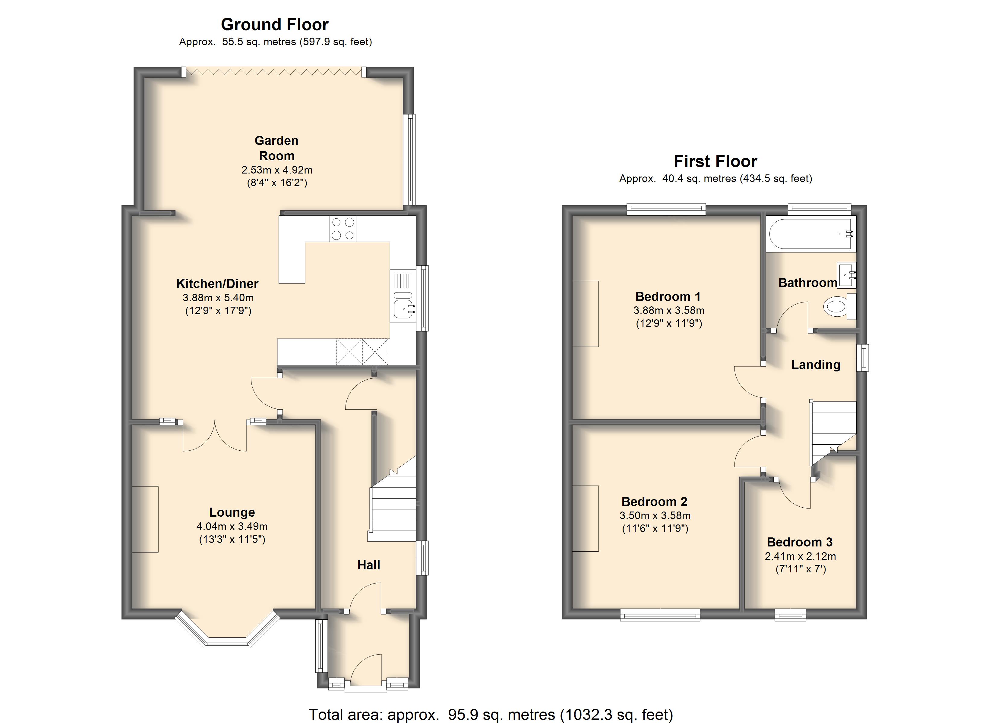 3 Bedrooms Semi-detached house to rent in The Green, Hasland, Chesterfield S41