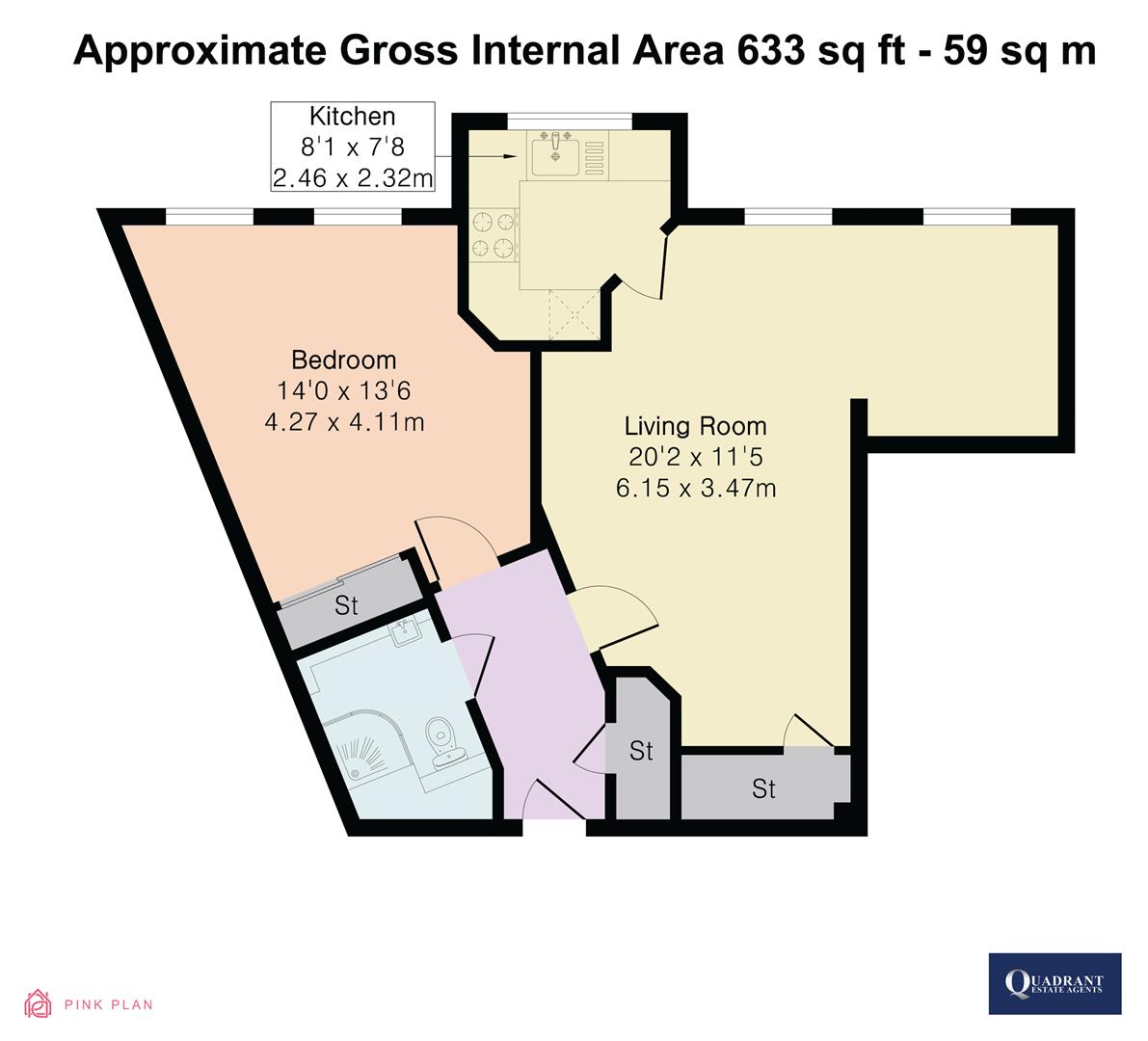 27, Linden Lodge, Bicester floorplan