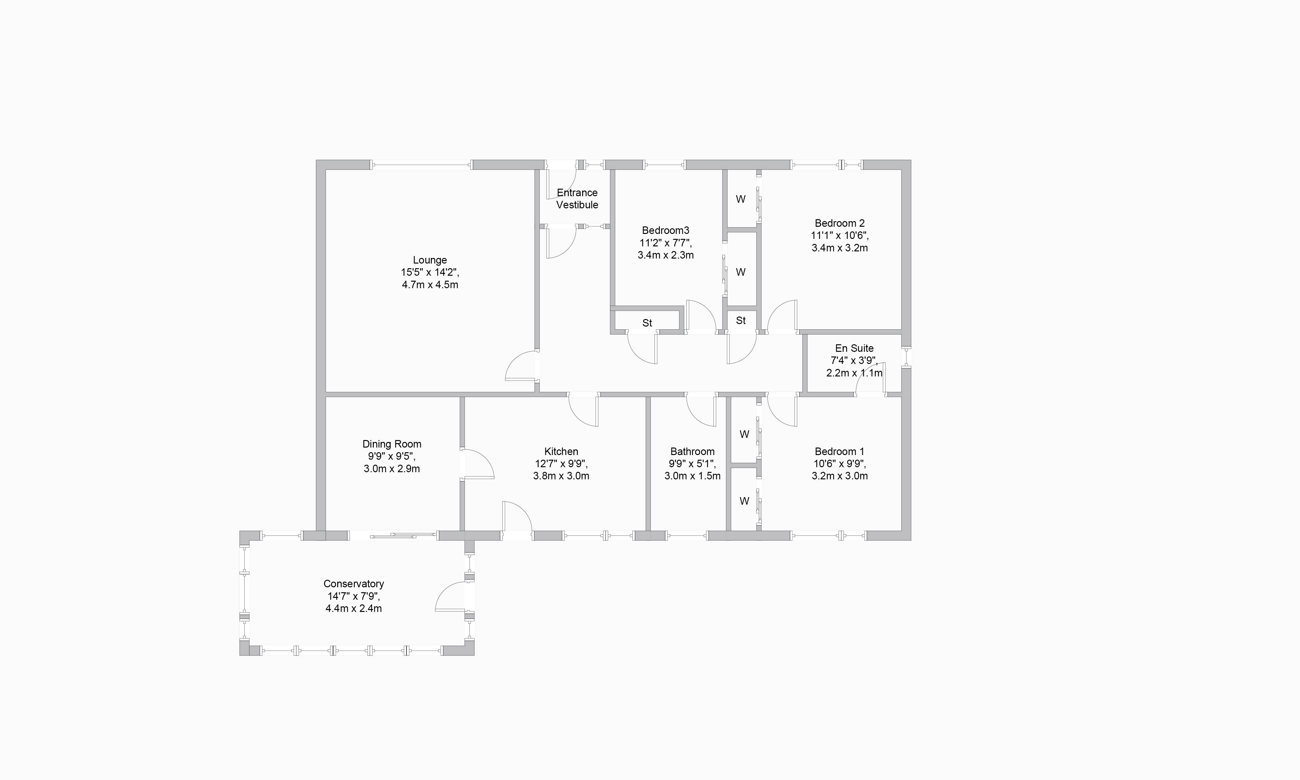 3 Bedrooms Detached bungalow for sale in Station Road, Bannockburn, Stirling FK7
