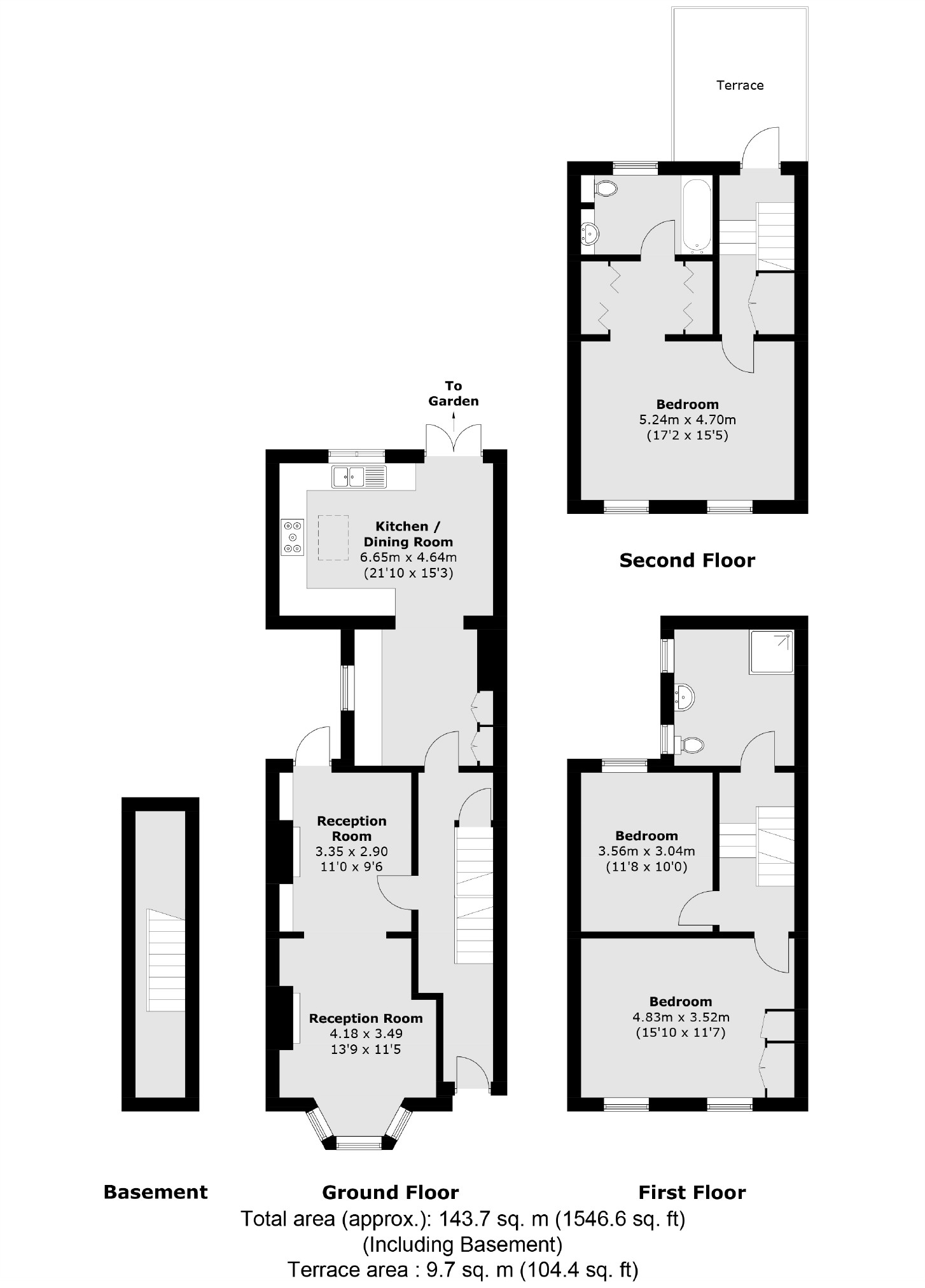 Dalyell Road, London floorplan