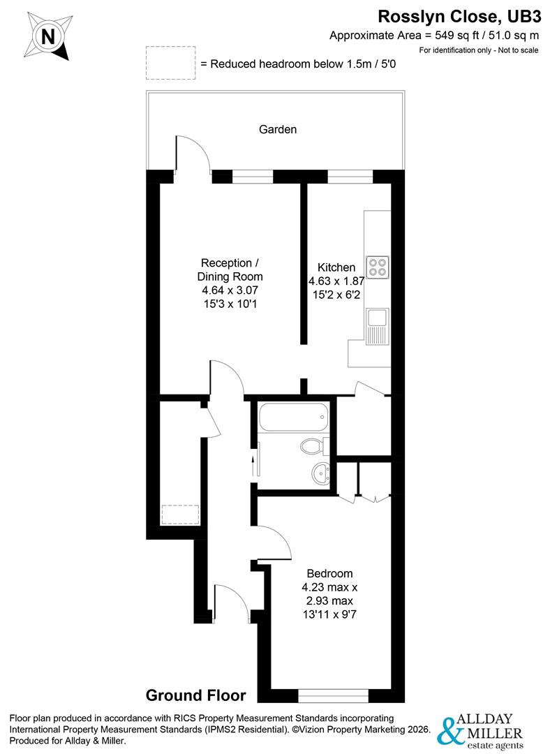 2, Rosslyn Close, Hayes floorplan