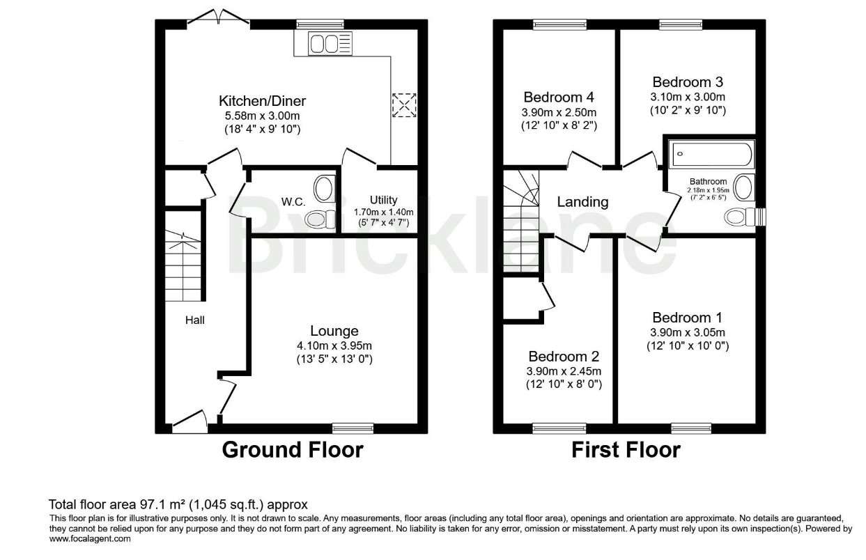 22, Stonemason Way, Peterborough floorplan